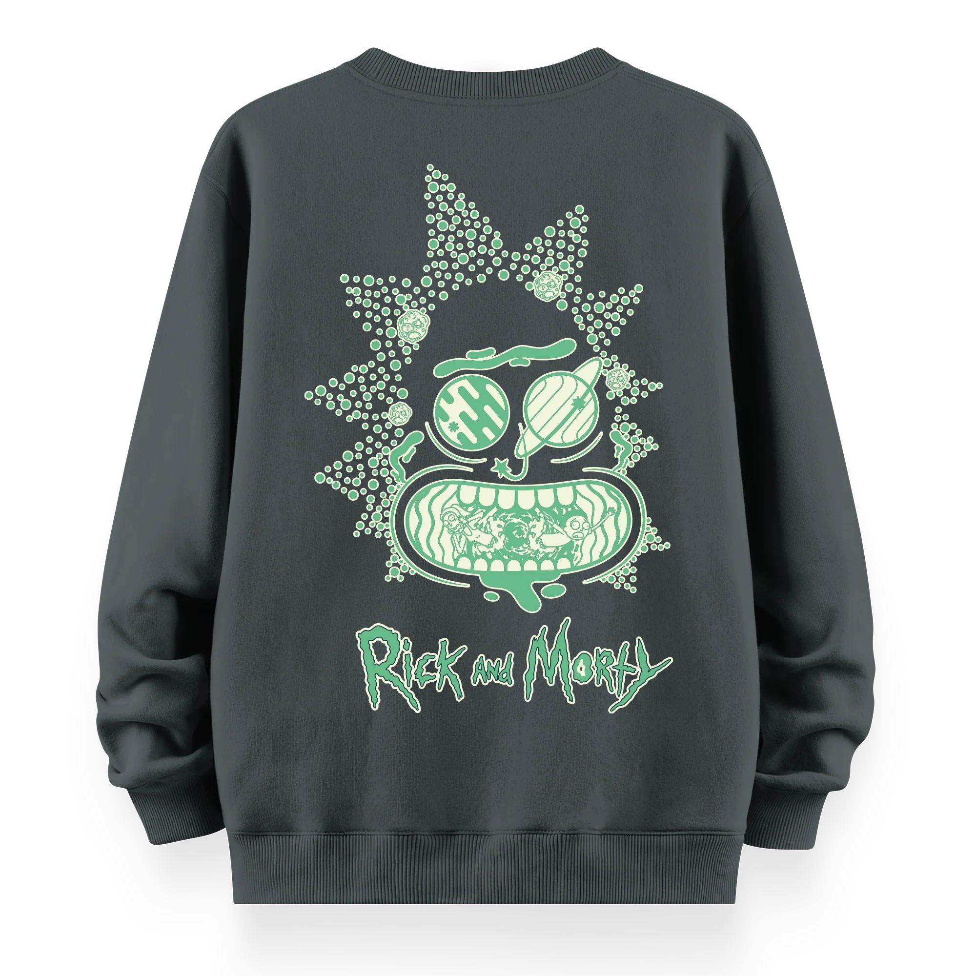 Toxic Rick - Oversize Bol Kalıp Sweatshirt