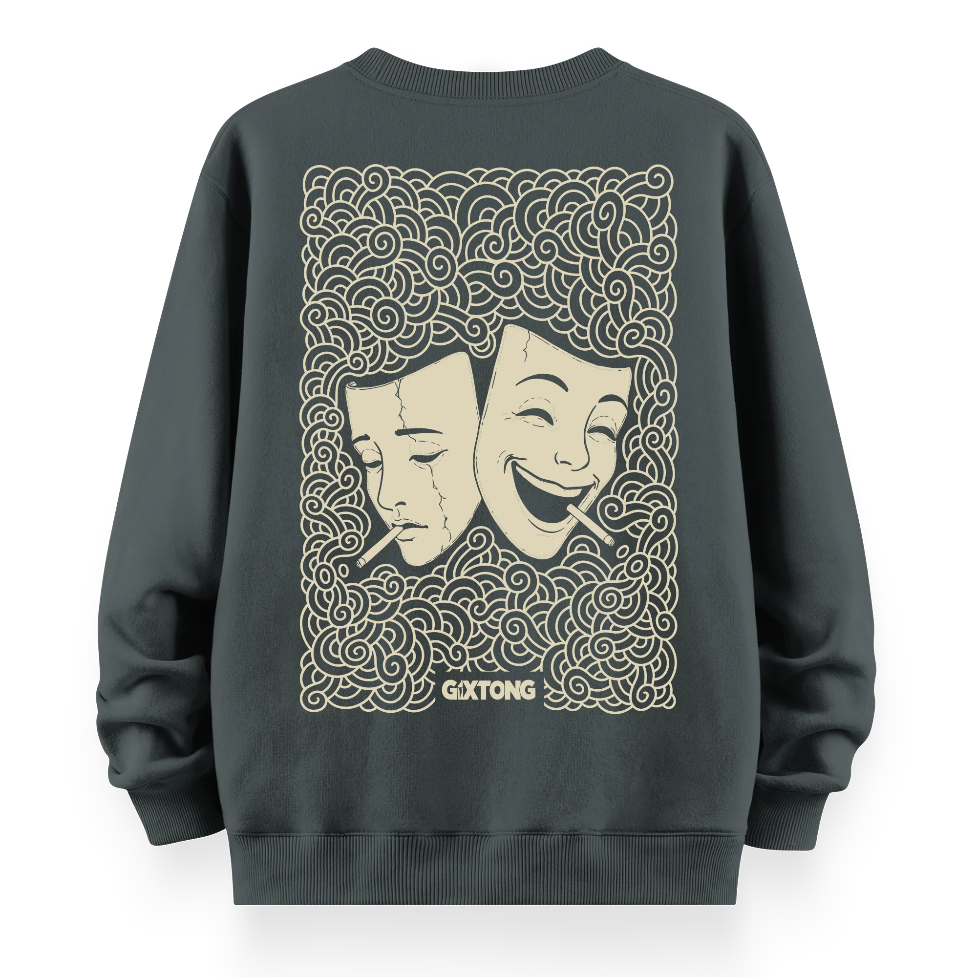 Mask II - Oversize Bol Kalıp Sweatshirt