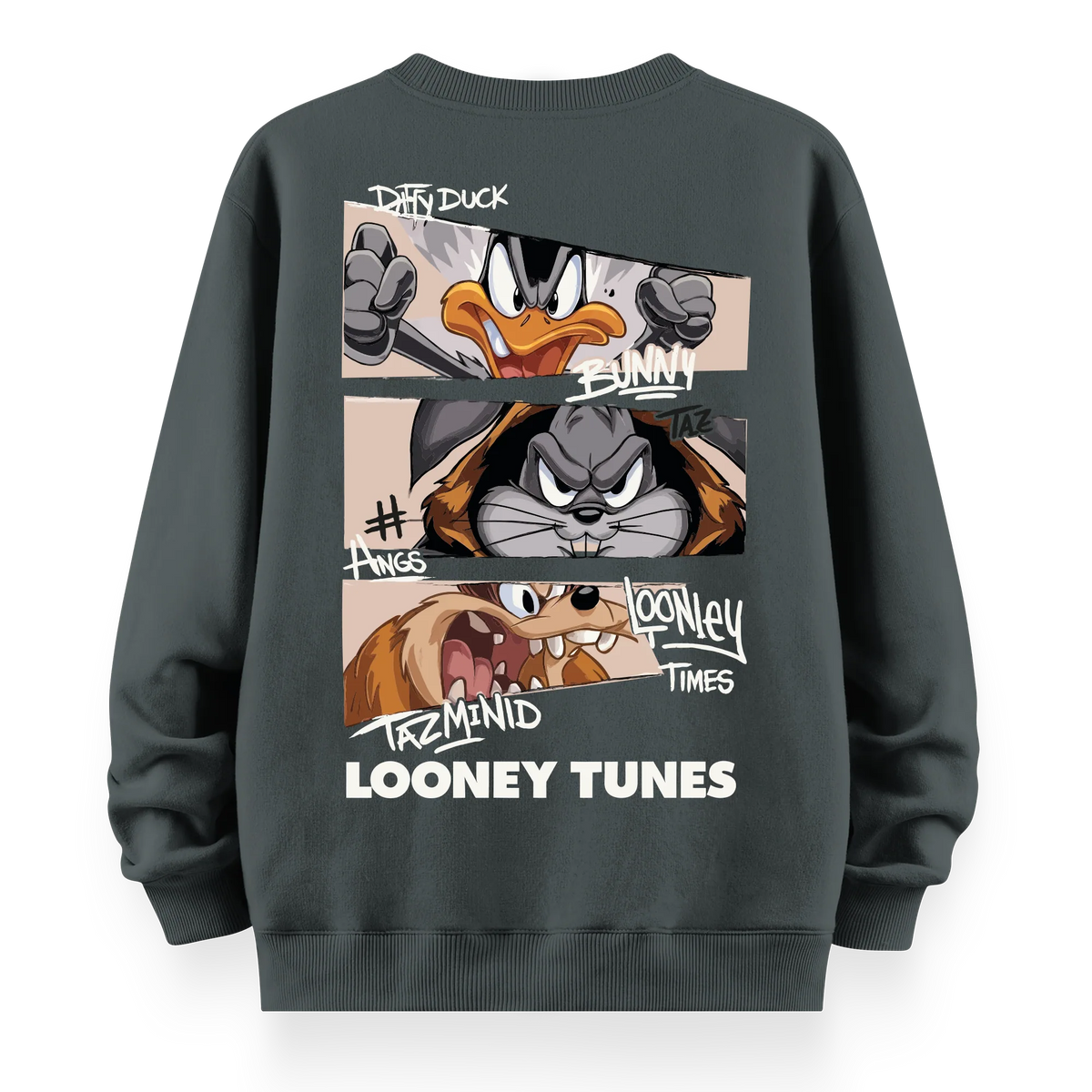 Looney Tunes - Oversize Bol Kalıp Sweatshirt