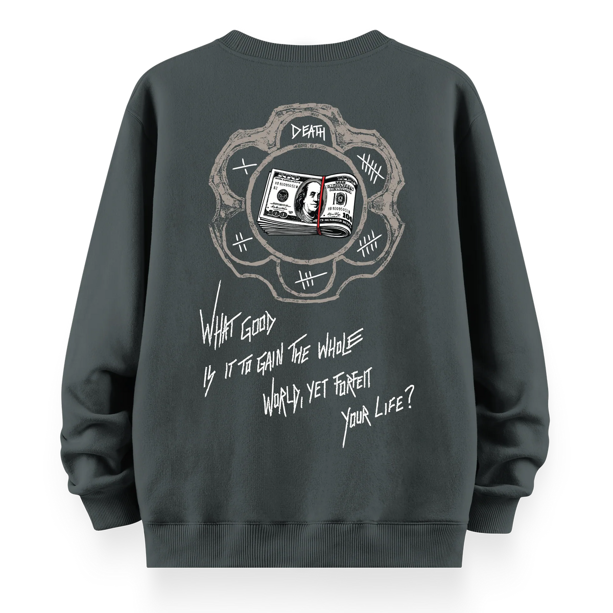 Greed - Oversize Bol Kalıp Sweatshirt