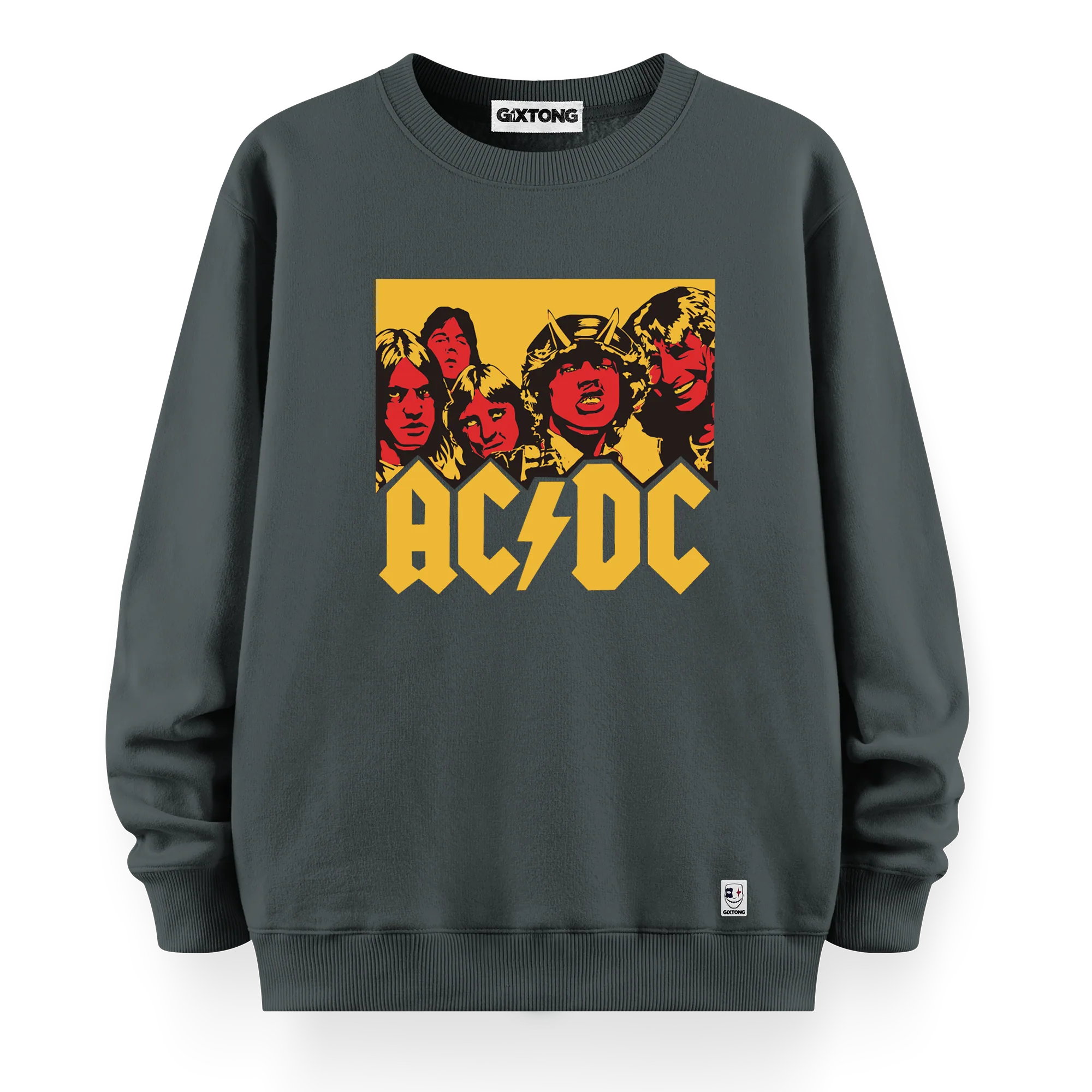 ACDC - Oversize Bol Kalıp Sweatshirt