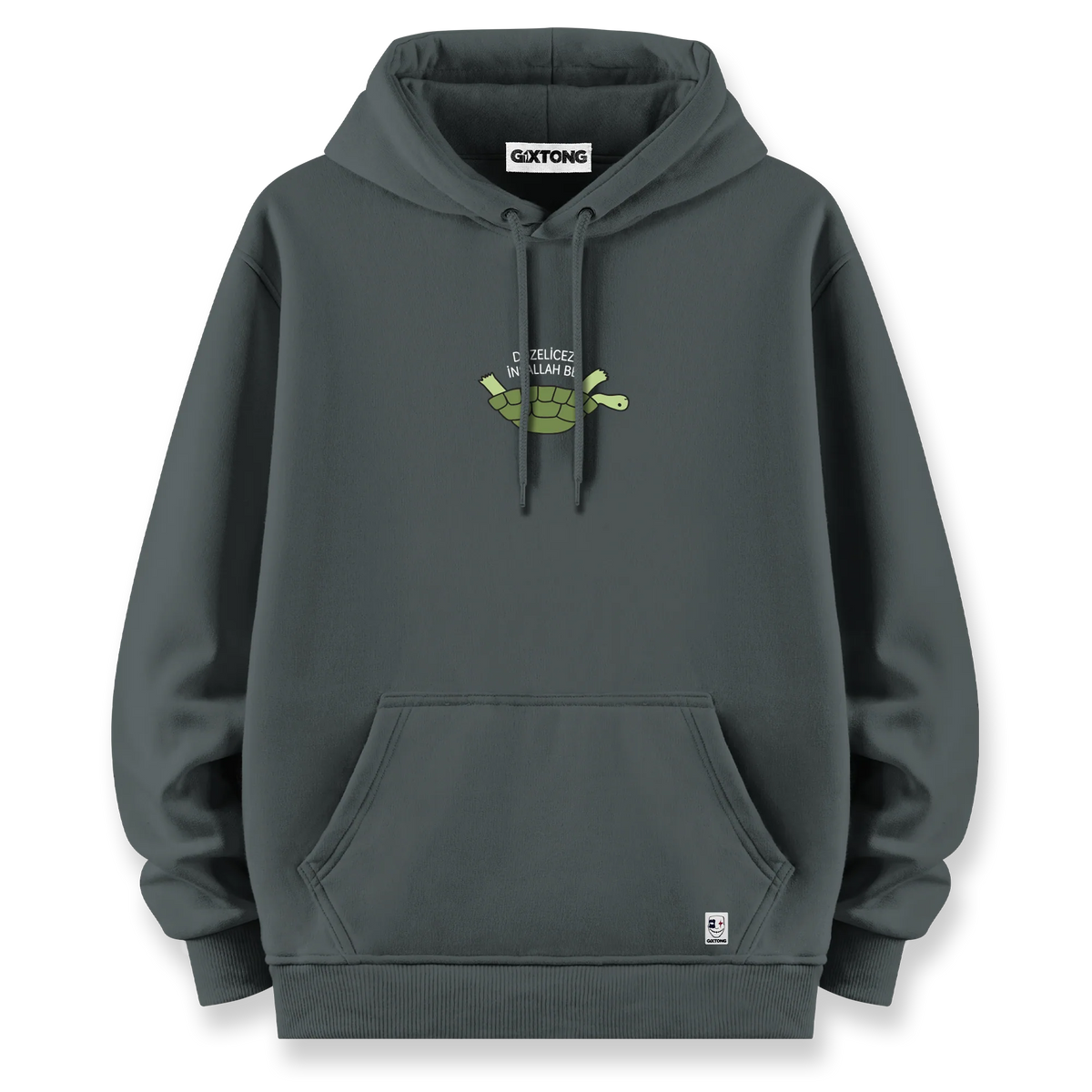 Düzelicez İnşallah - Oversize Bol Kalıp Hoodie