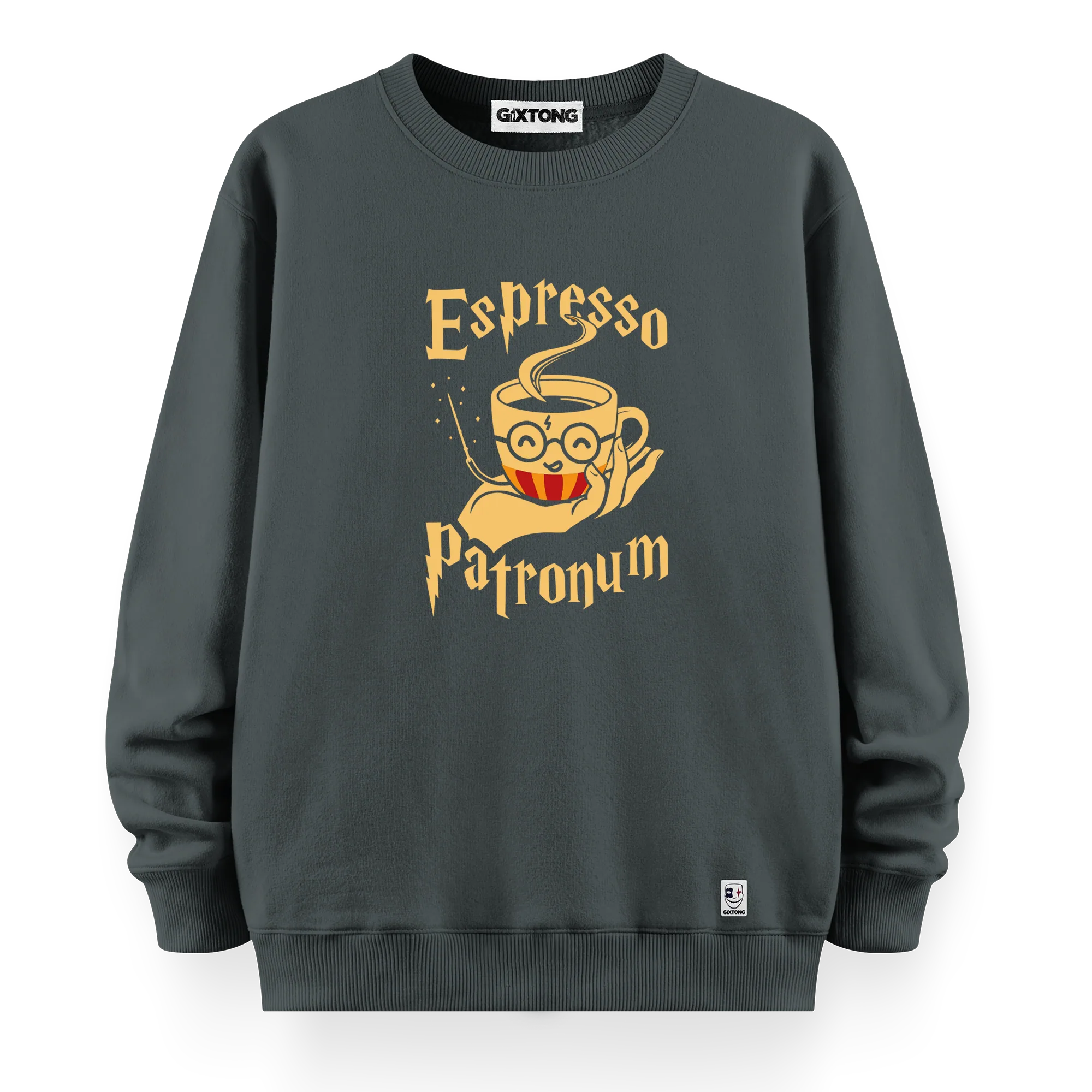Espresso Patronum - Oversize Bol Kalıp Sweatshirt