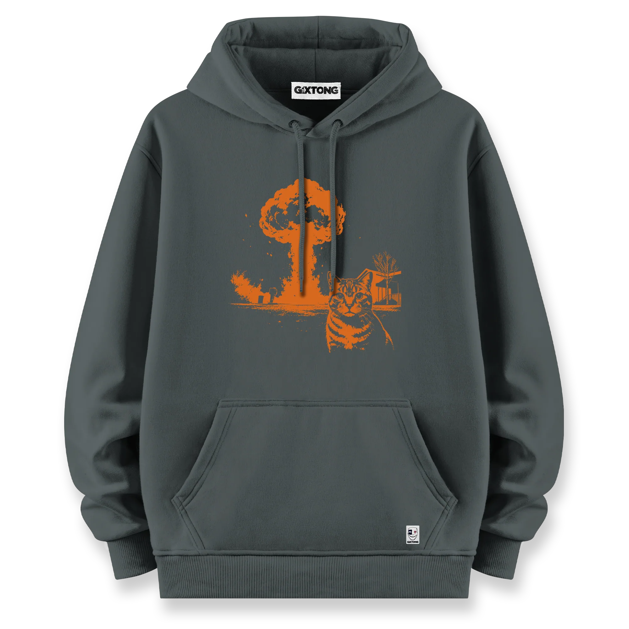 Cat Bomb - Oversize Bol Kalıp Hoodie