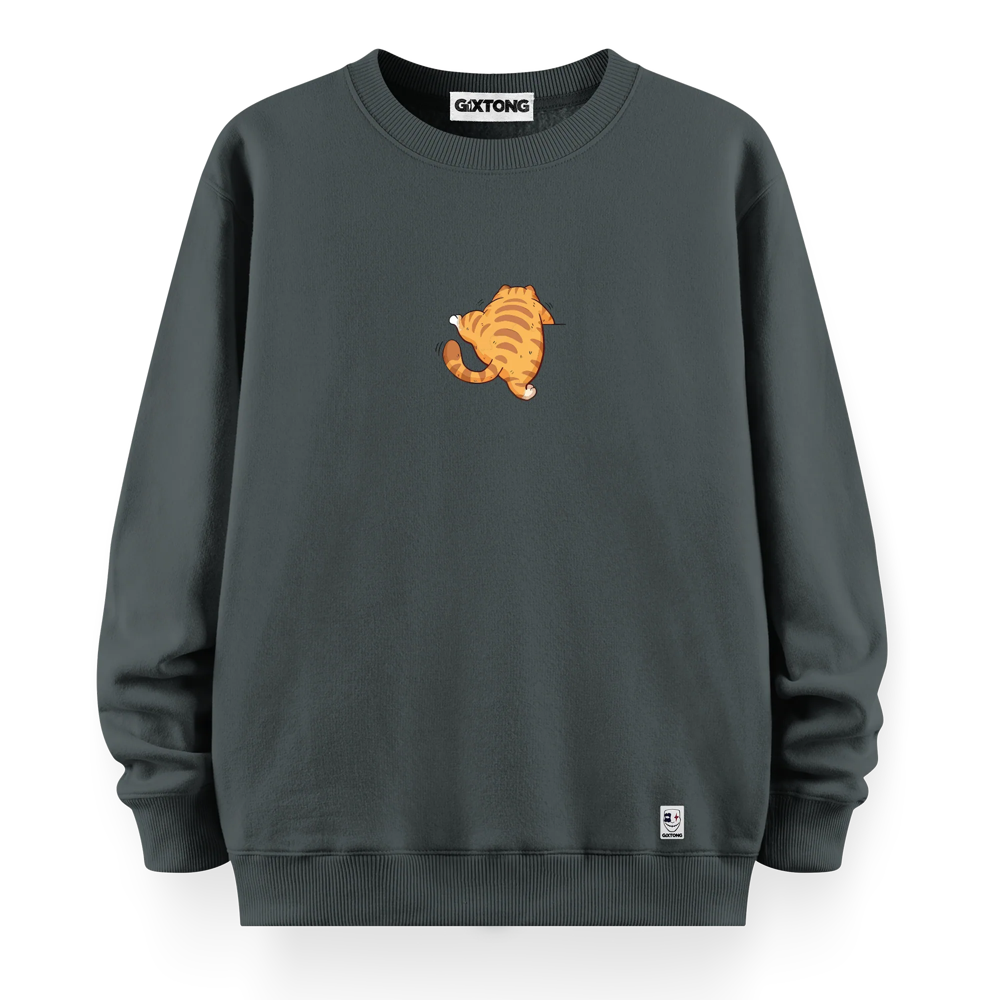 Fat Cat - Oversize Bol Kalıp Sweatshirt