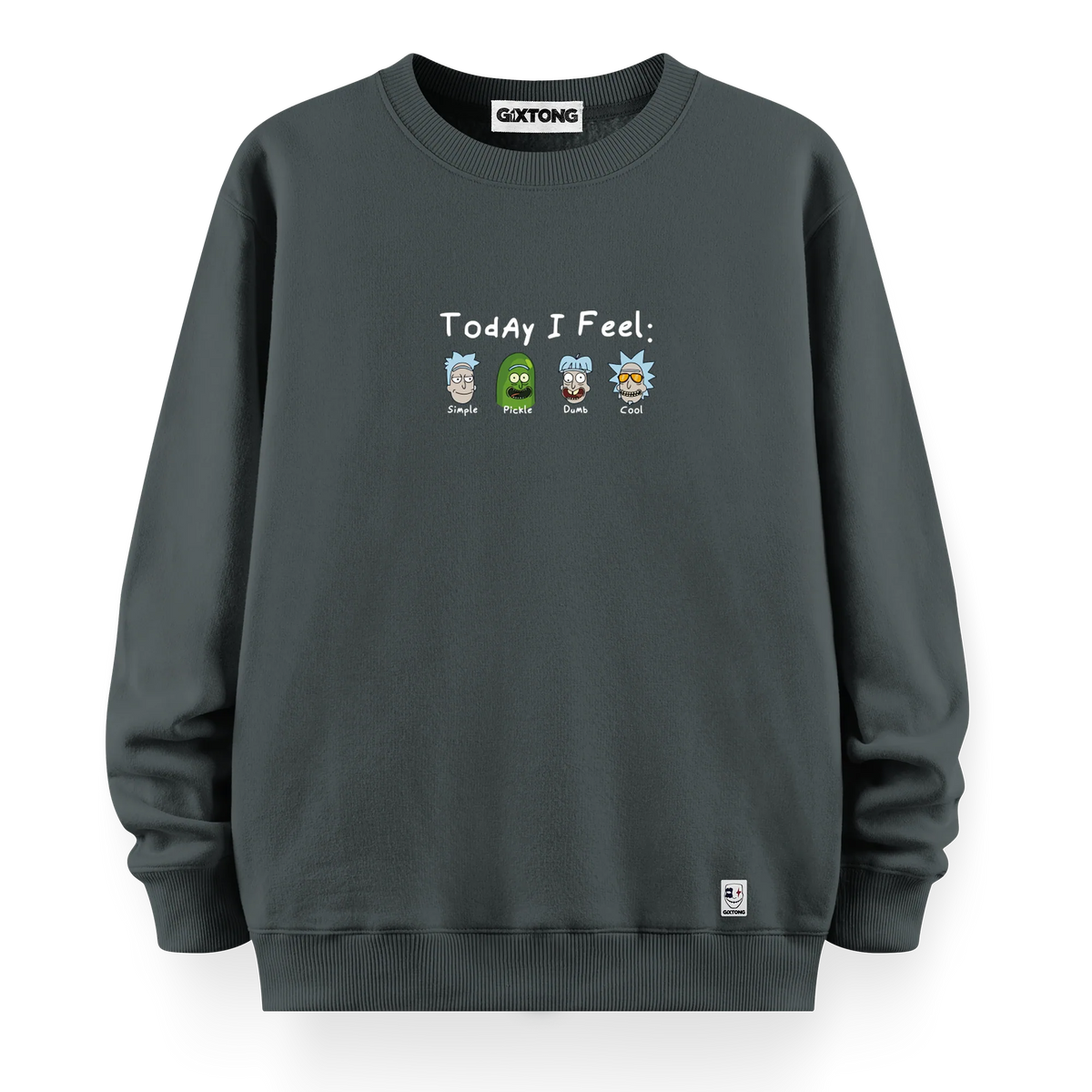 Rick's Routine - Oversize Bol Kalıp Sweatshirt