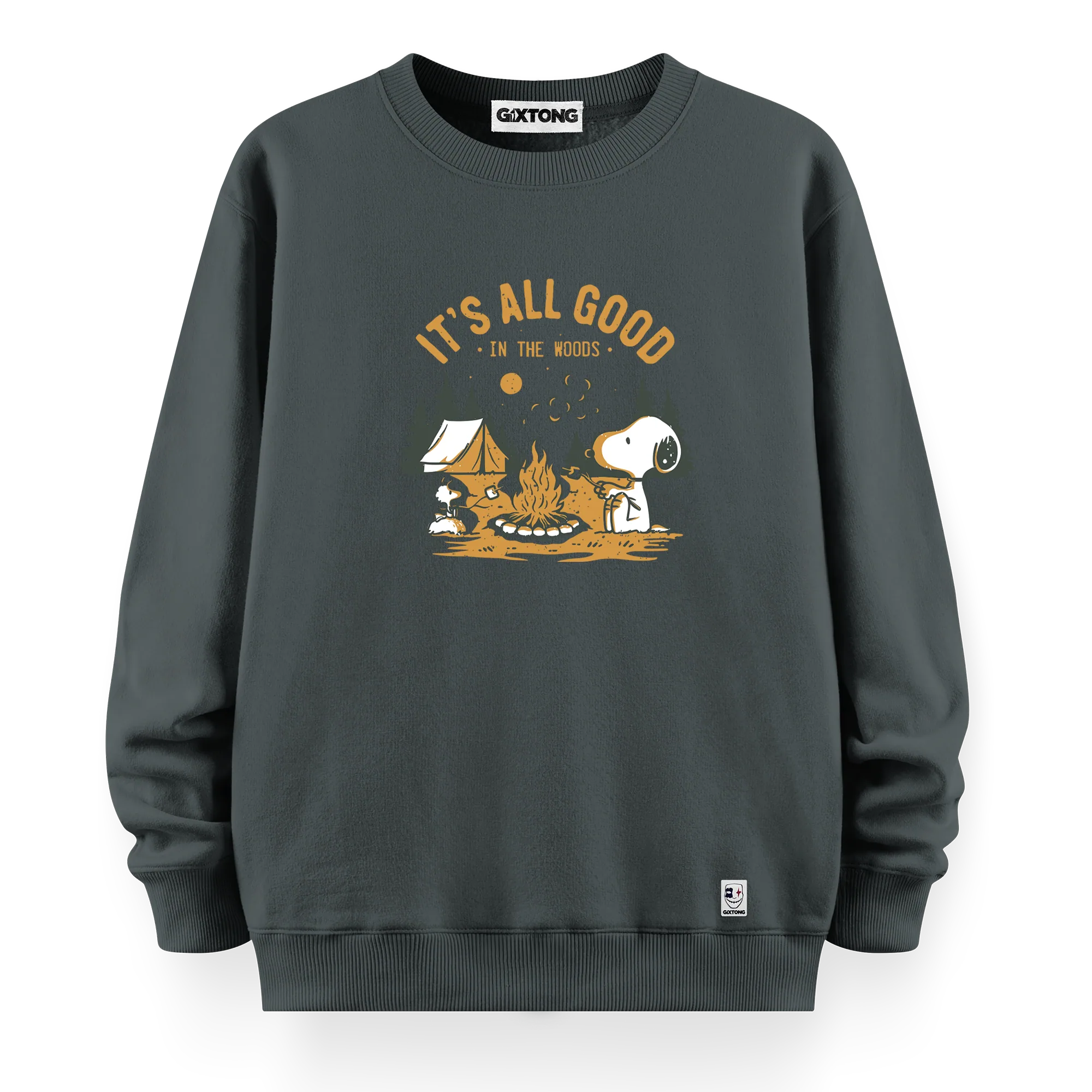 Camp Snoopy - Oversize Bol Kalıp Sweatshirt