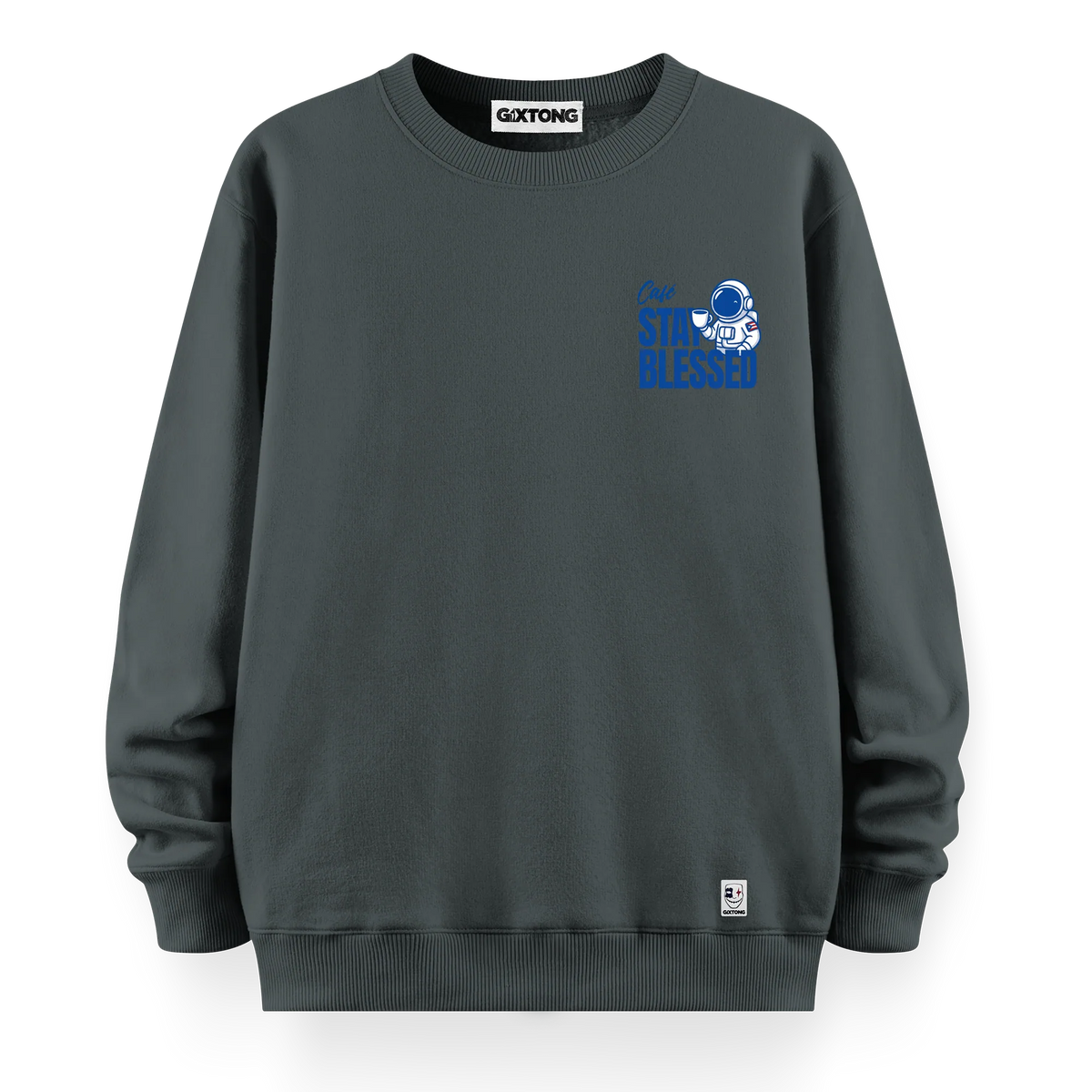 Blessed - Oversize Bol Kalıp Sweatshirt