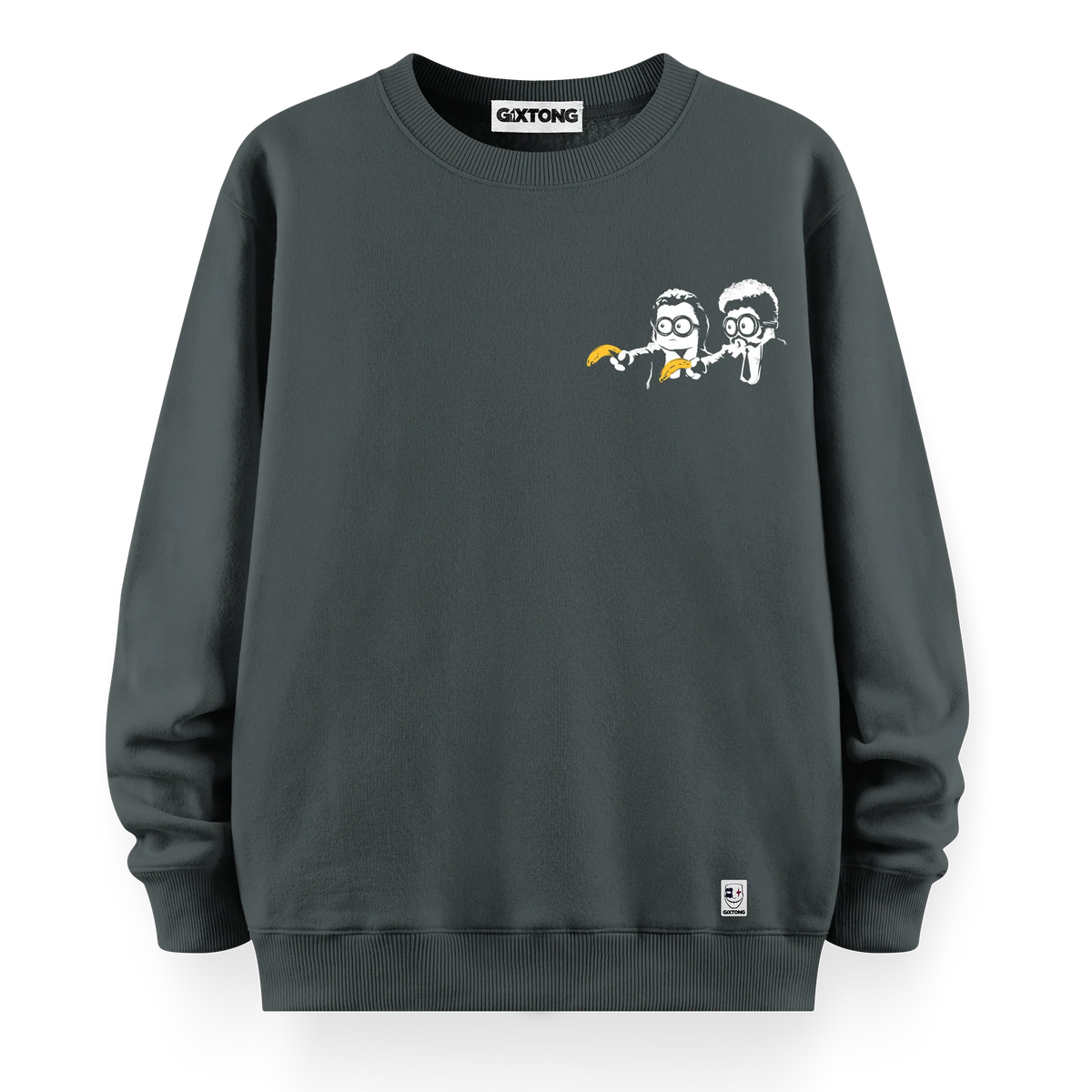 Fiction Minion - Oversize Bol Kalıp Sweatshirt