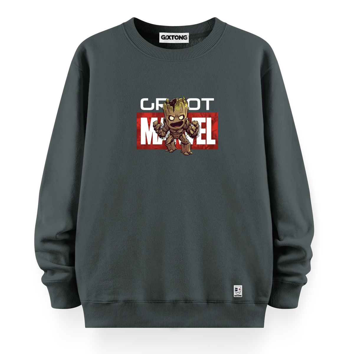 Marvel Groot - Oversize Bol Kalıp Sweatshirt