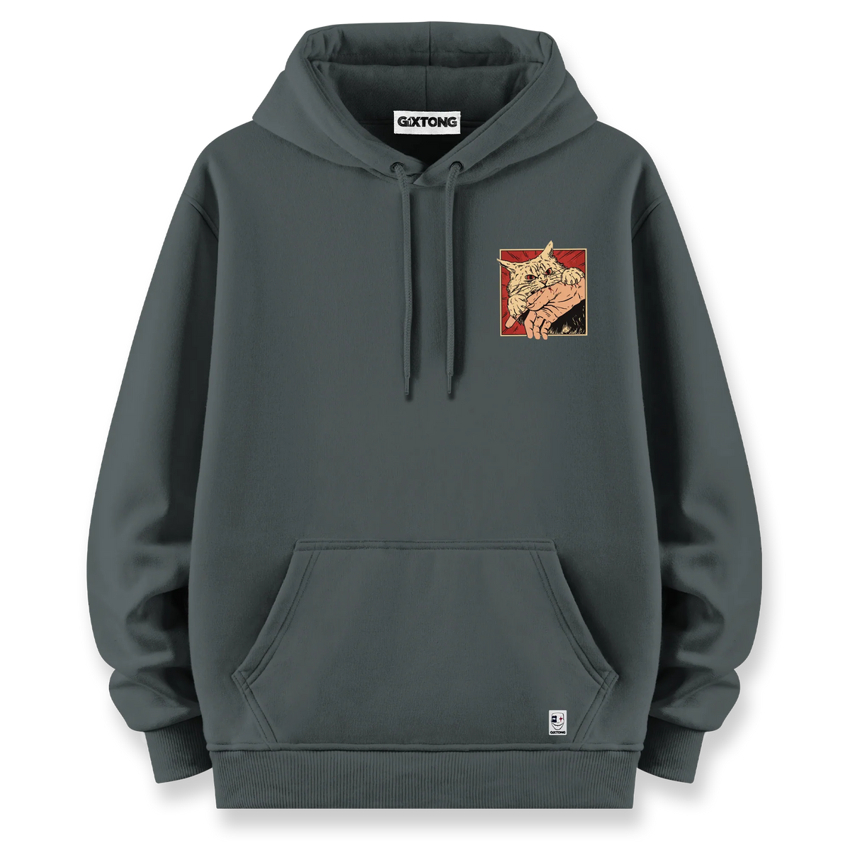 Attack - Oversize Bol Kalıp Hoodie