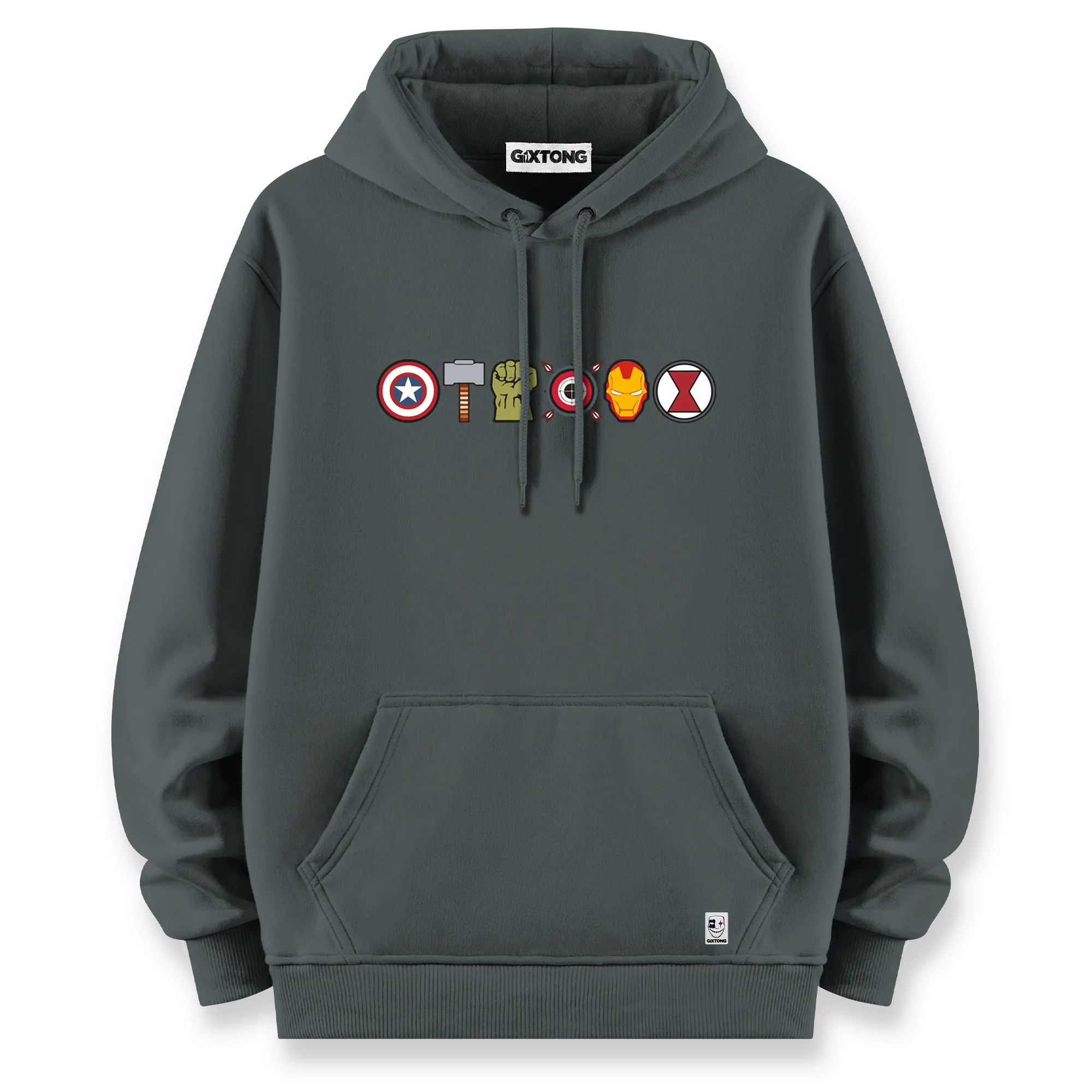 Avengers - Oversize Bol Kalıp Hoodie