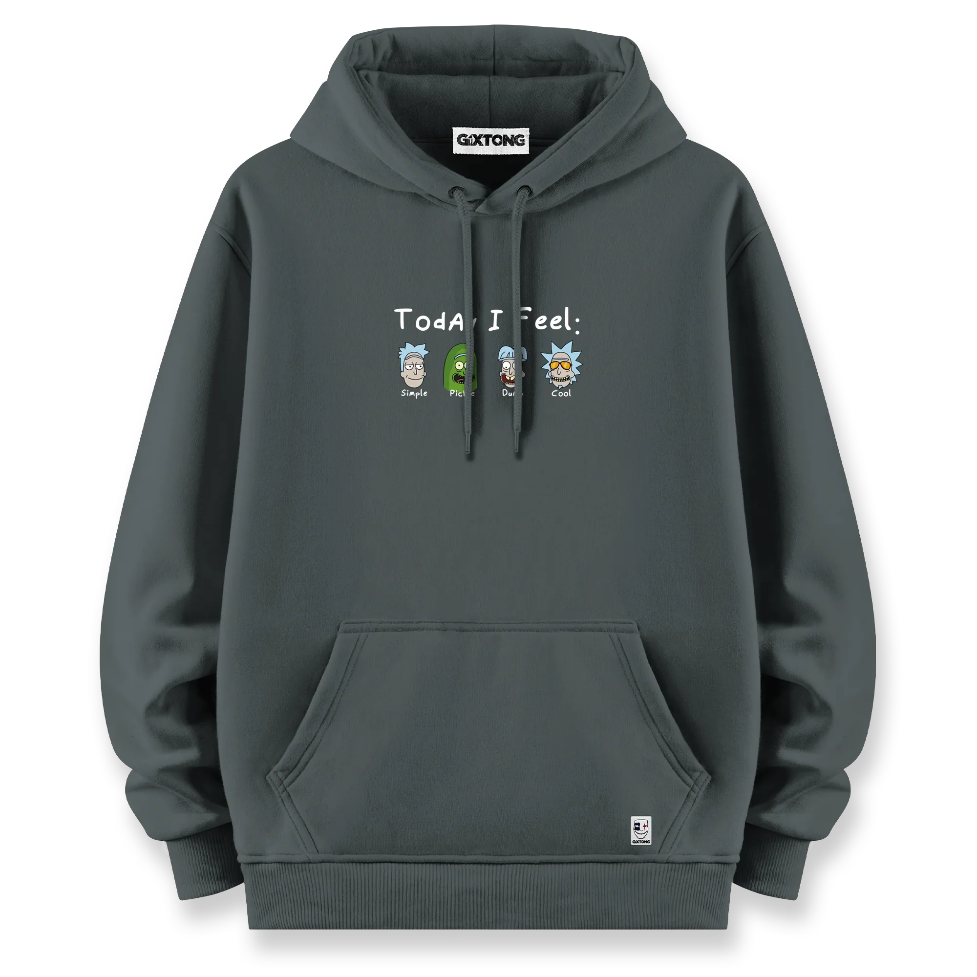 Rick's Routine - Oversize Bol Kalıp Hoodie