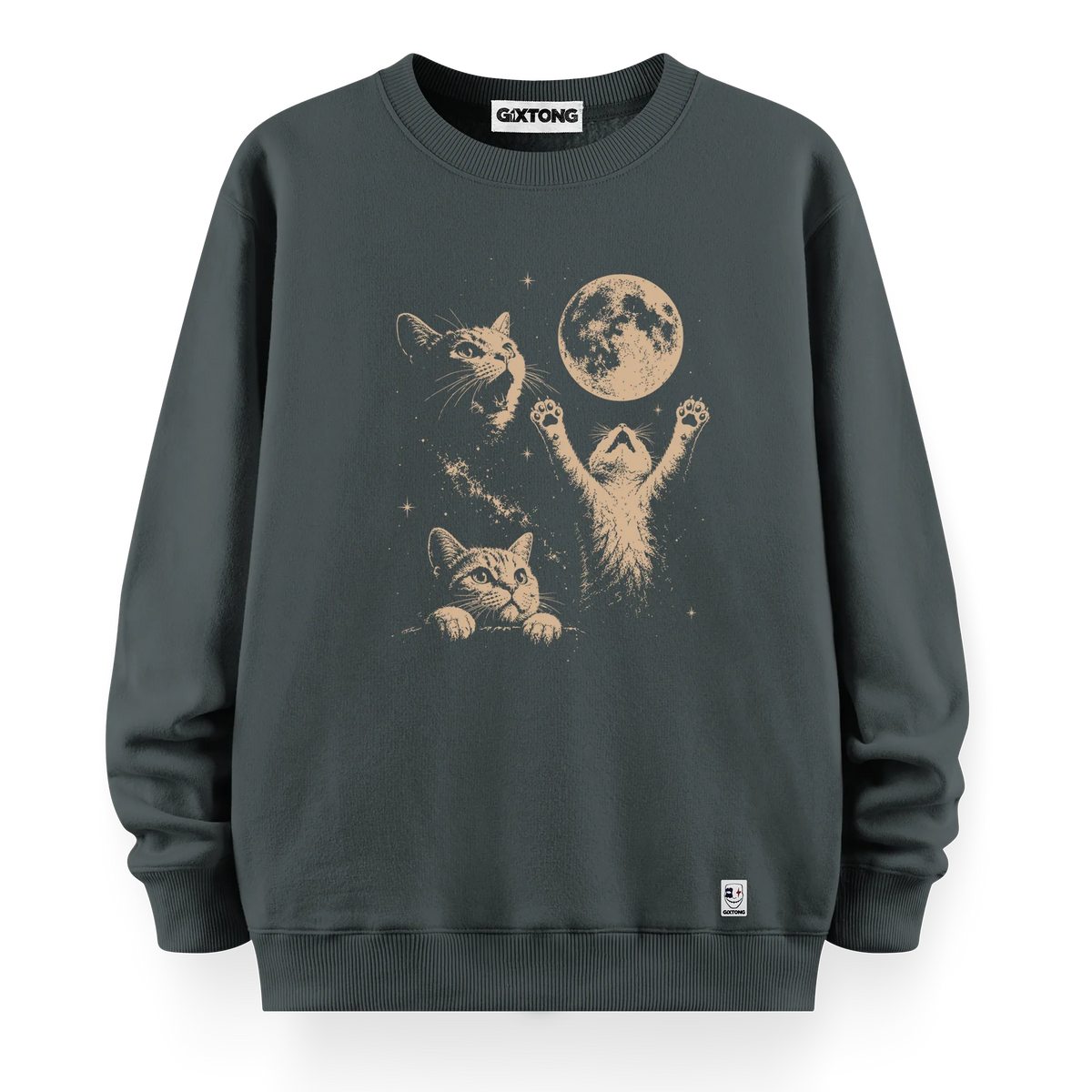 Catlight - Oversize Bol Kalıp Sweatshirt