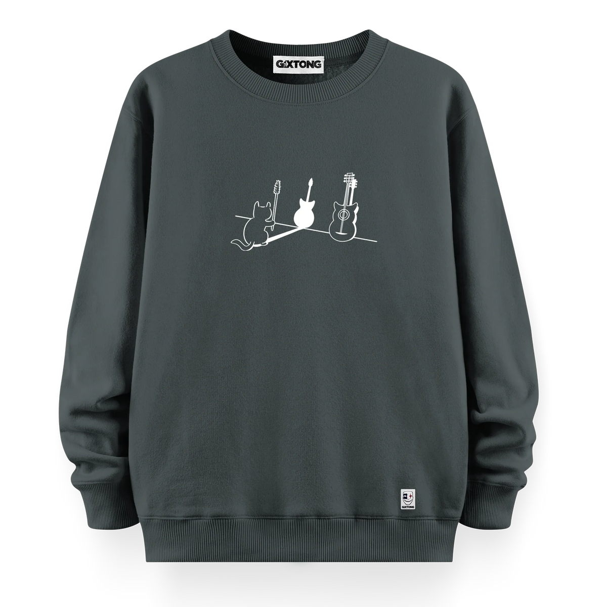 Guitar - Oversize Bol Kalıp Sweatshirt