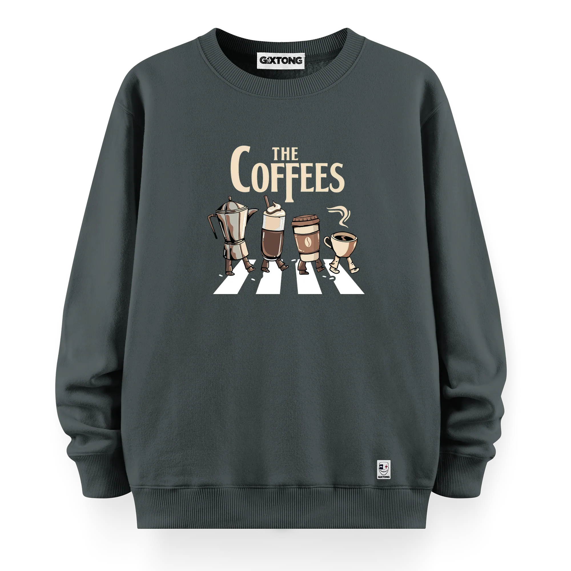 Coffee - Oversize Bol Kalıp Sweatshirt