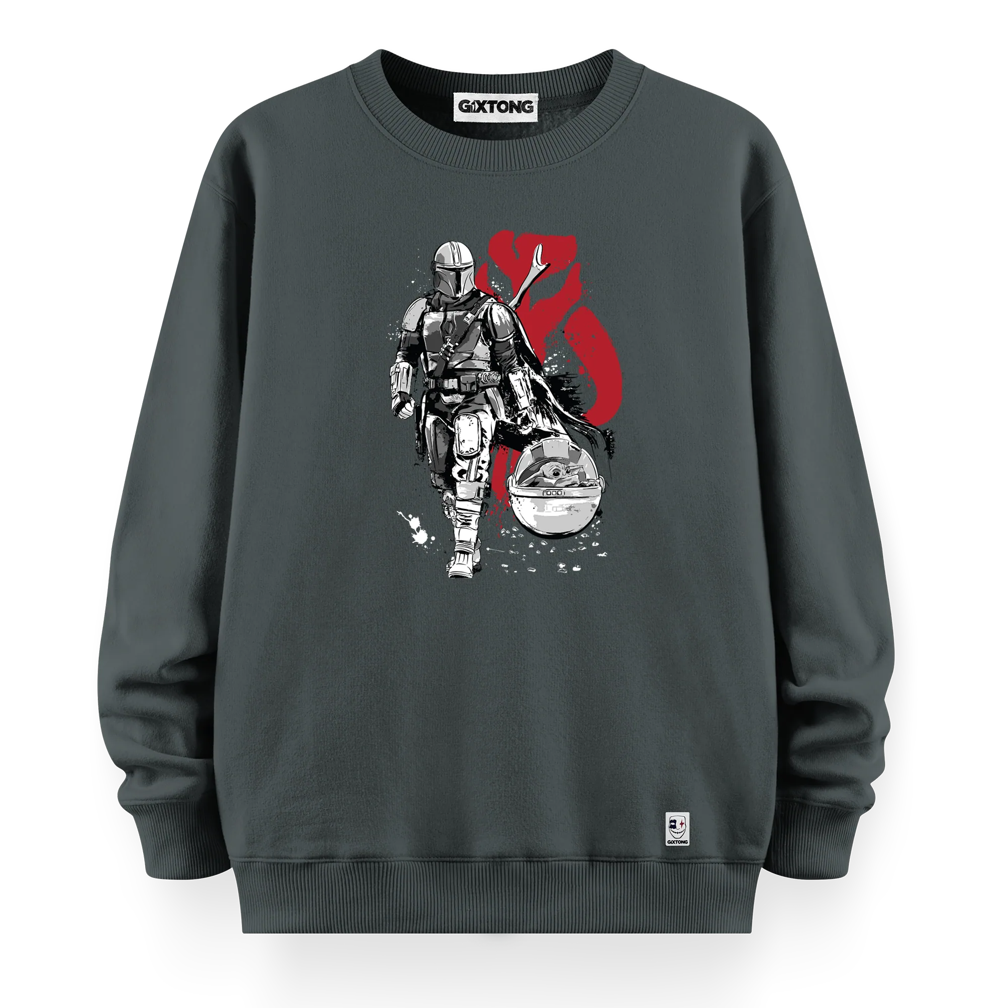 Mandalorian - Oversize Bol Kalıp Sweatshirt