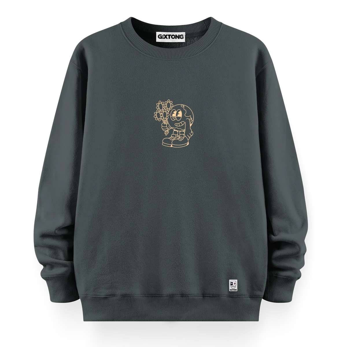 Smile - Oversize Bol Kalıp Sweatshirt