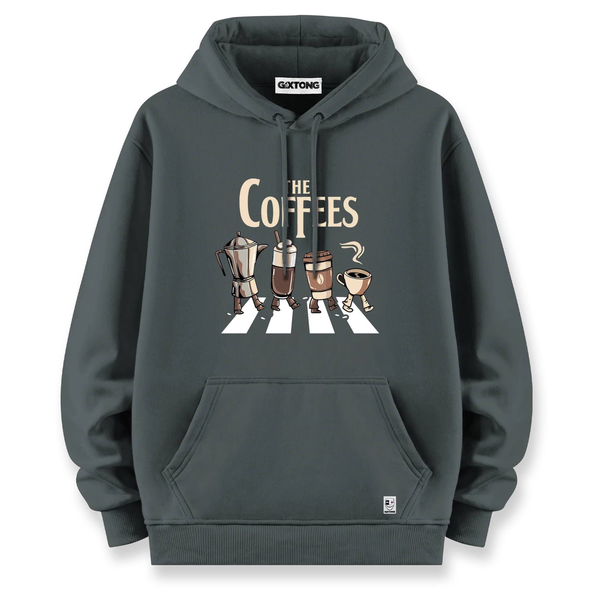 Coffee - Oversize Bol Kalıp Hoodie