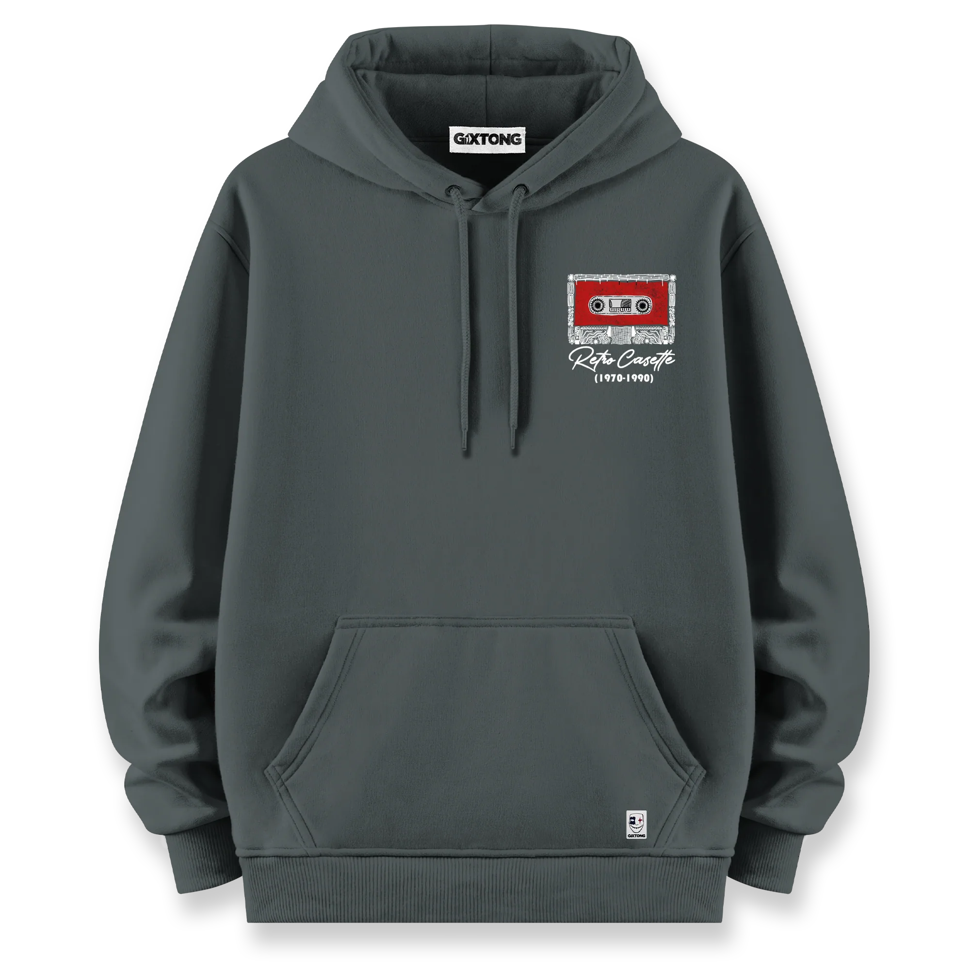 Casette - Oversize Bol Kalıp Hoodie