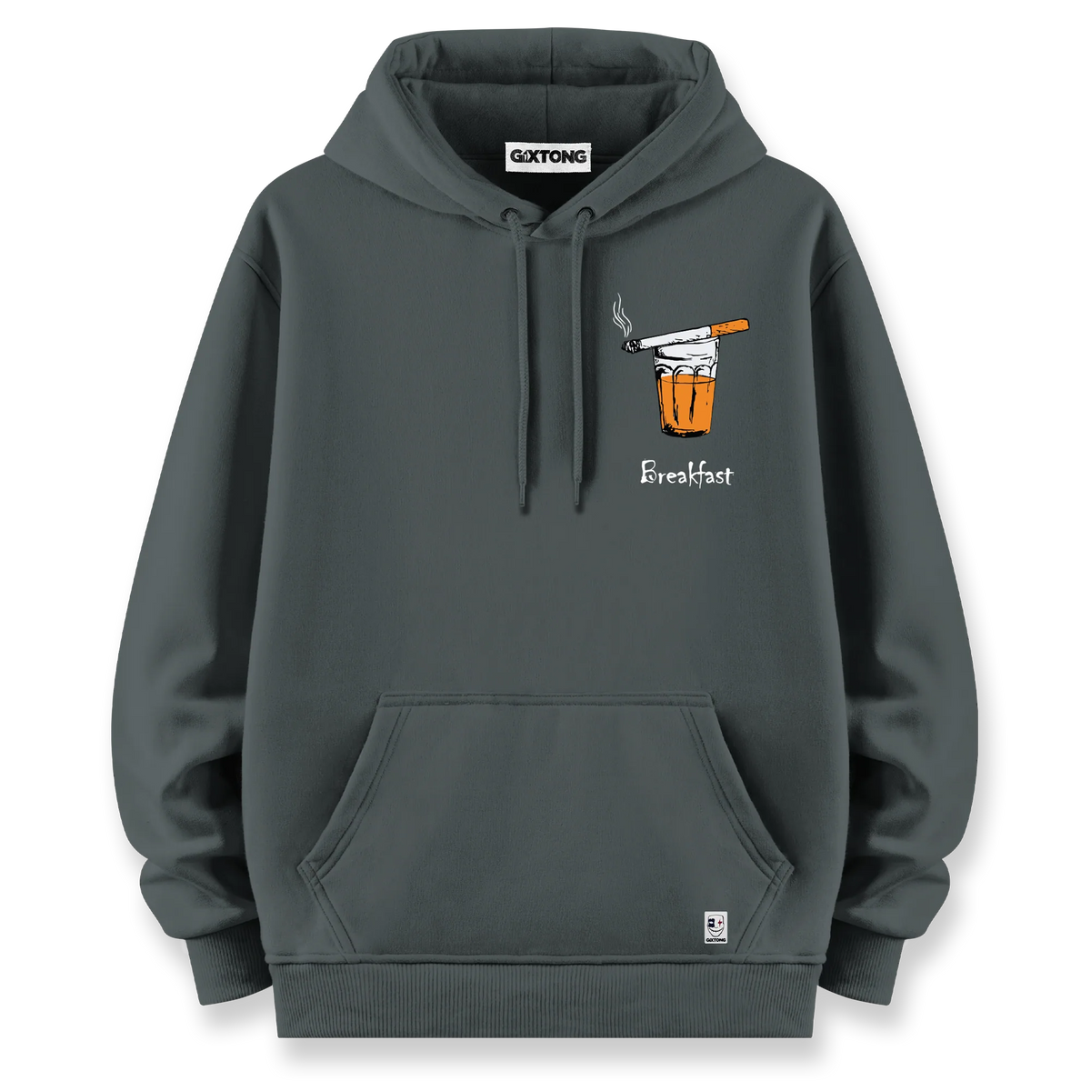 Breakfast - Oversize Bol Kalıp Hoodie