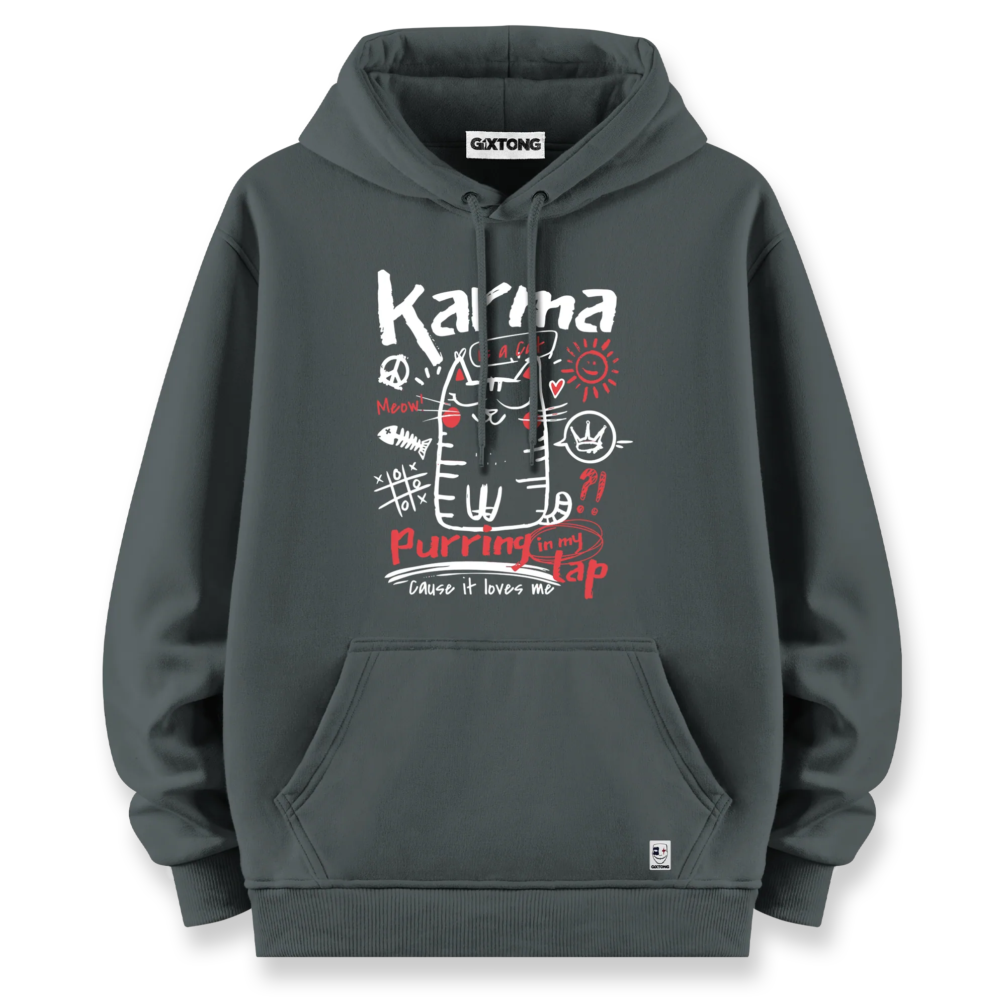 Karma - Oversize Bol Kalıp Hoodie