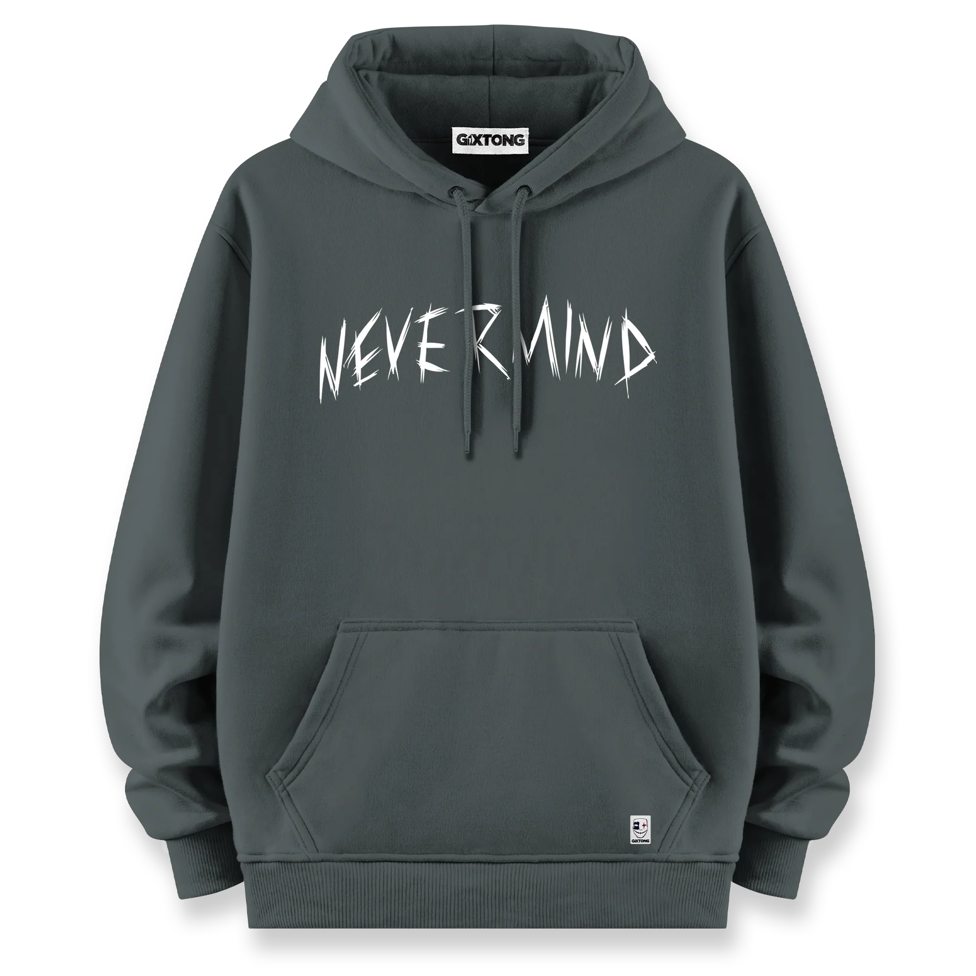 Nevermind - Oversize Bol Kalıp Hoodie