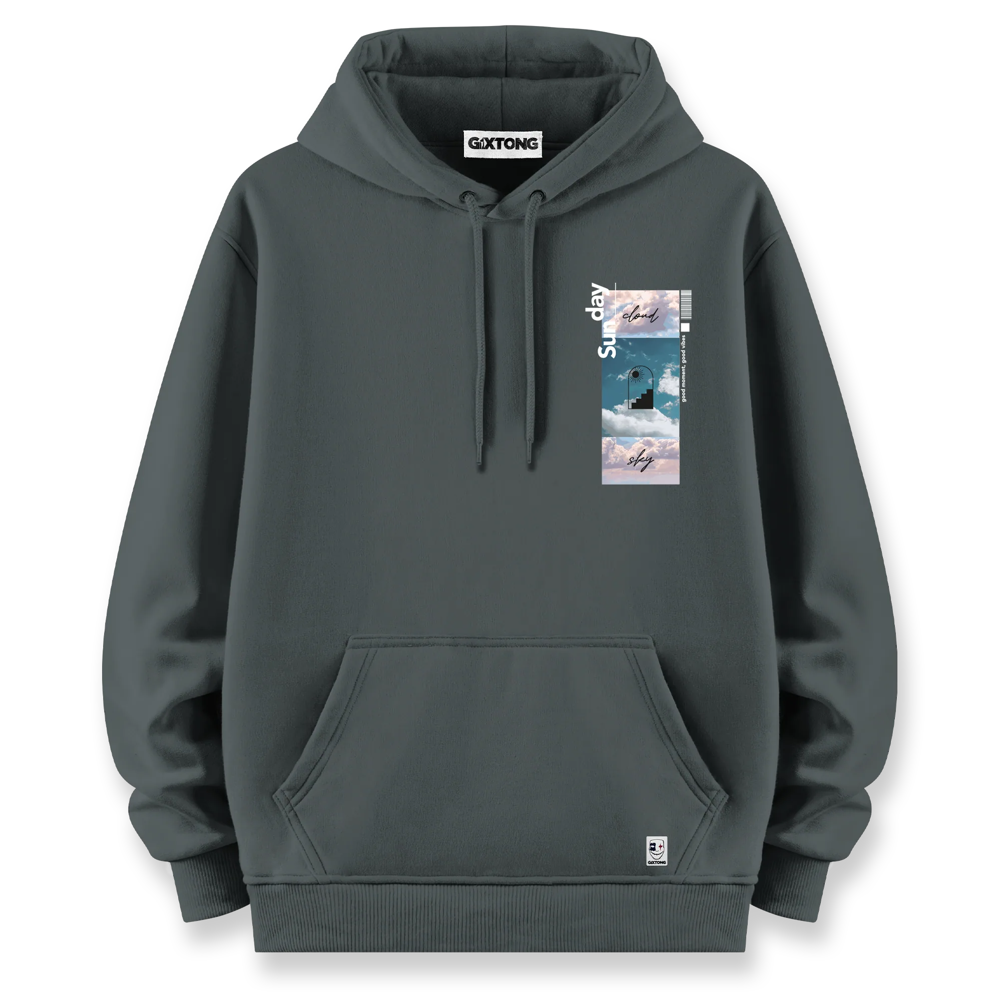 Sunday - Oversize Bol Kalıp Hoodie