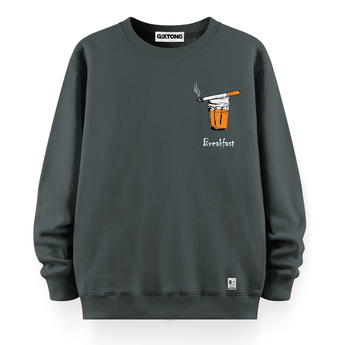 Breakfast - Oversize Bol Kalıp Sweatshirt