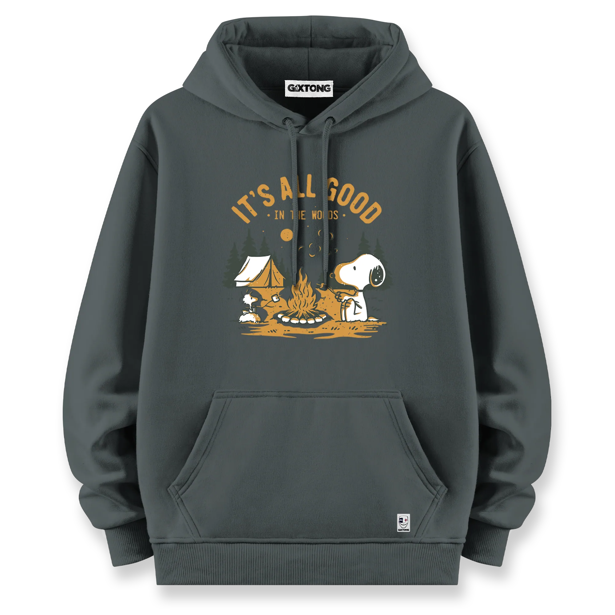 Camp Snoopy - Oversize Bol Kalıp Hoodie