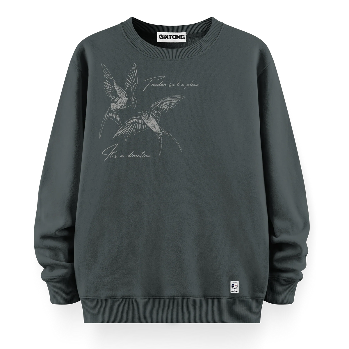 Birds - Oversize Bol Kalıp Sweatshirt