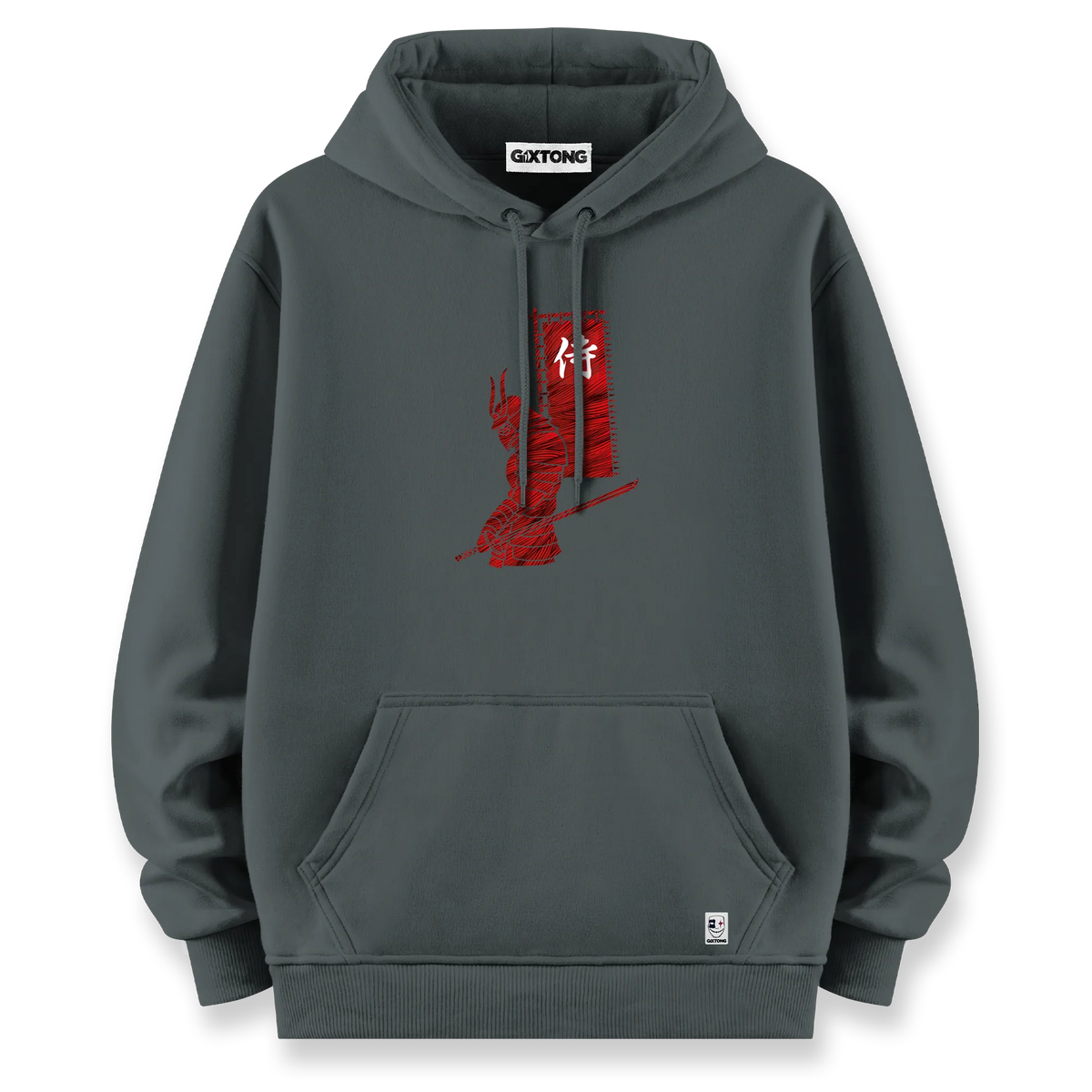 Red Samurai - Oversize Bol Kalıp Hoodie