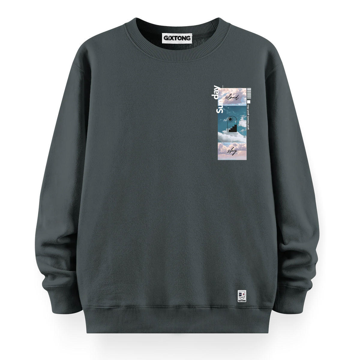 Sunday - Oversize Bol Kalıp Sweatshirt