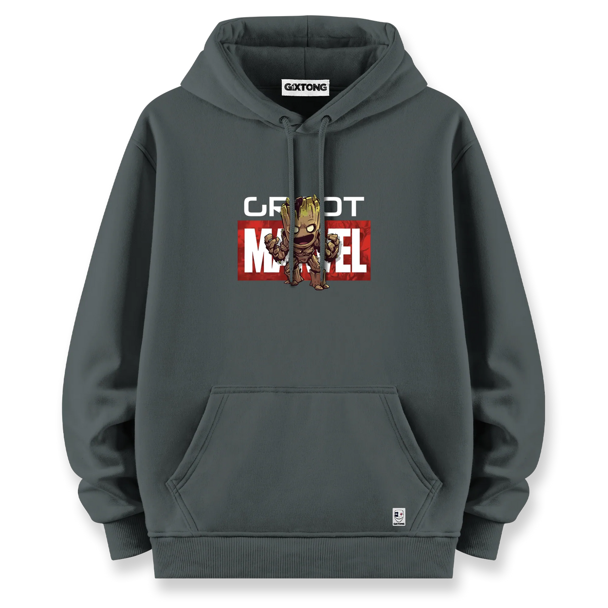 Marvel Groot - Oversize Bol Kalıp Hoodie