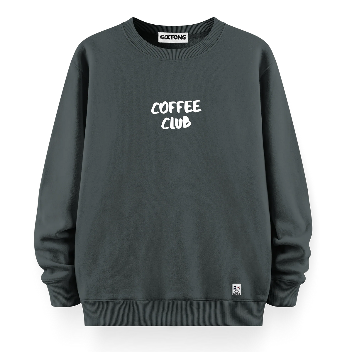 Coffee Club - Oversize Bol Kalıp Sweatshirt