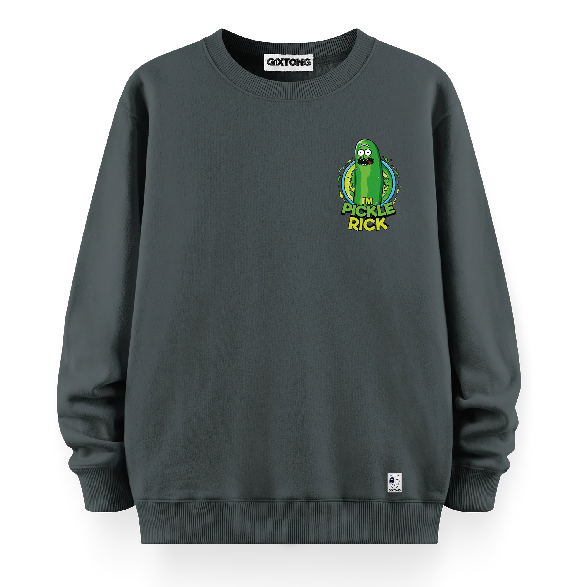 Pickle Rick - Oversize Bol Kalıp Sweatshirt