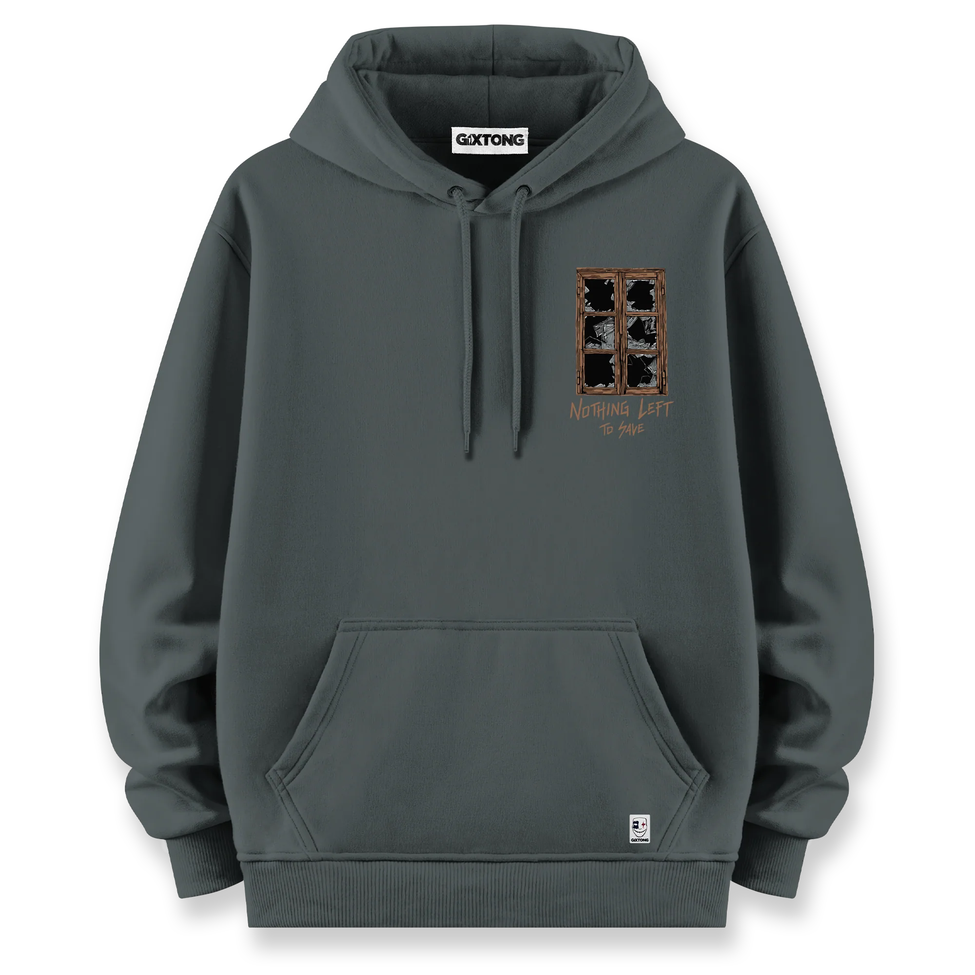 Broken - Oversize Bol Kalıp Hoodie