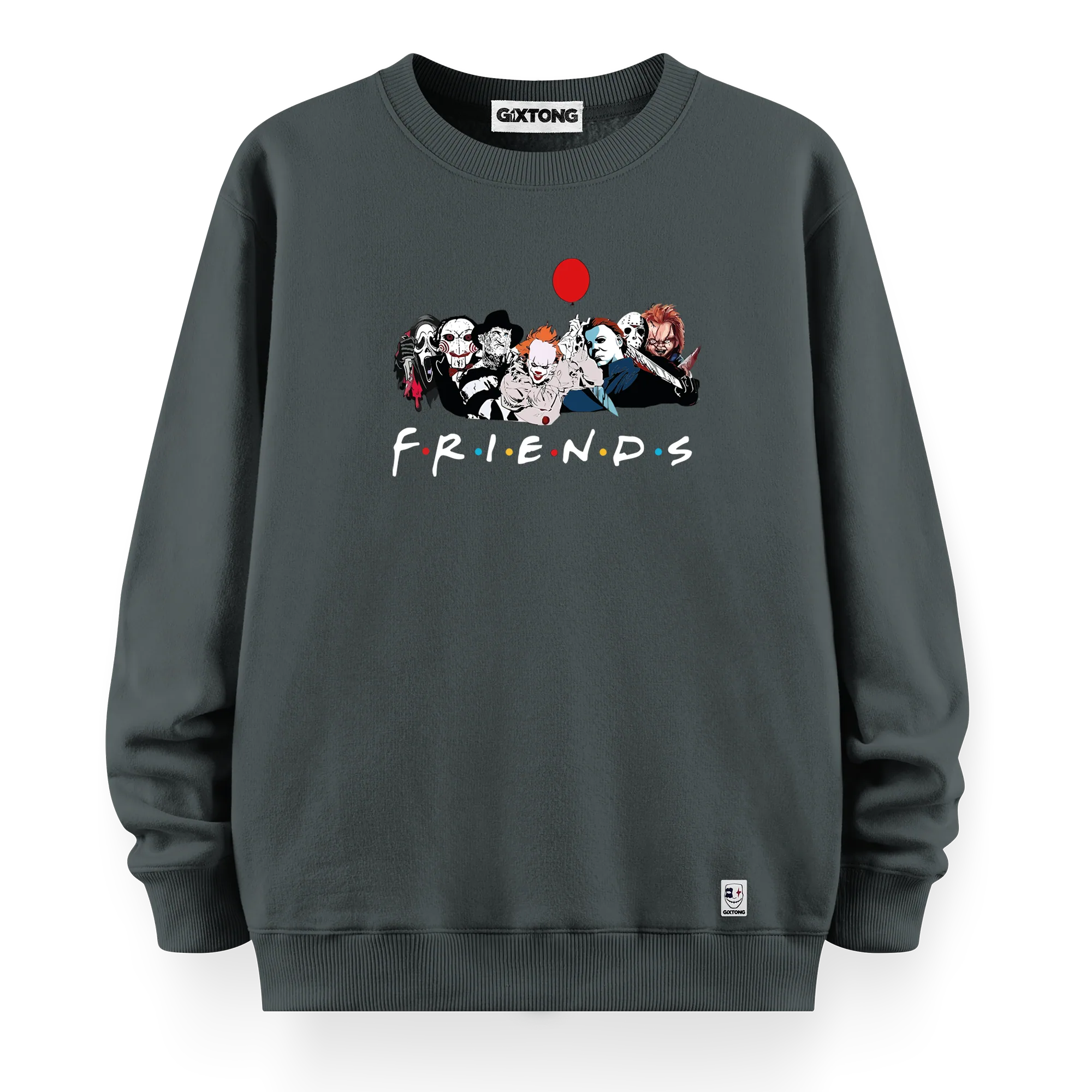 Dark Friends - Oversize Bol Kalıp Sweatshirt