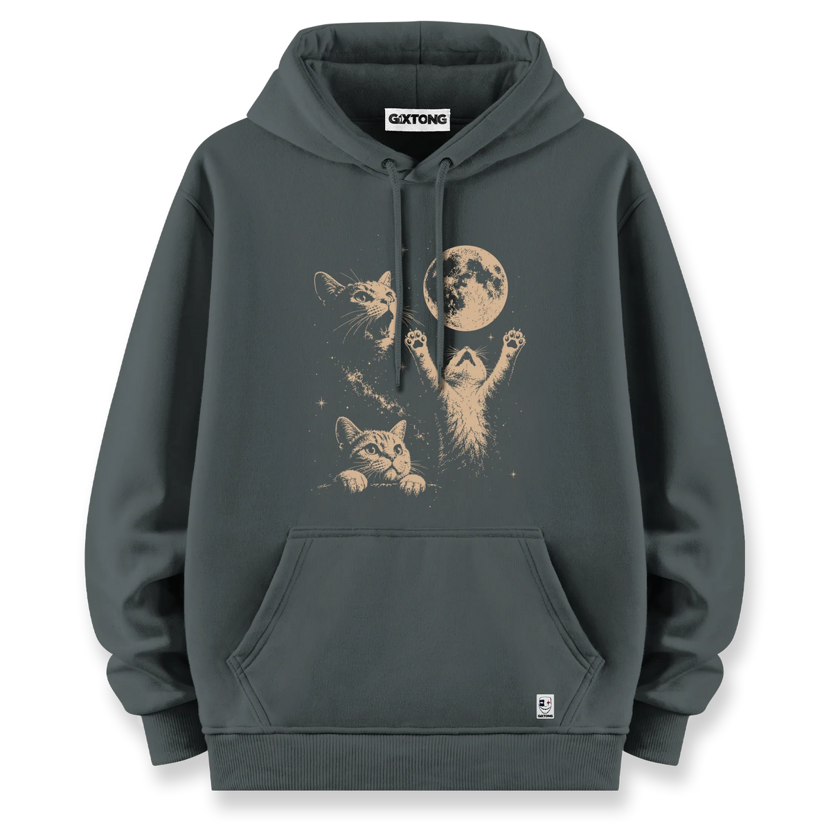 Catlight - Oversize Bol Kalıp Hoodie