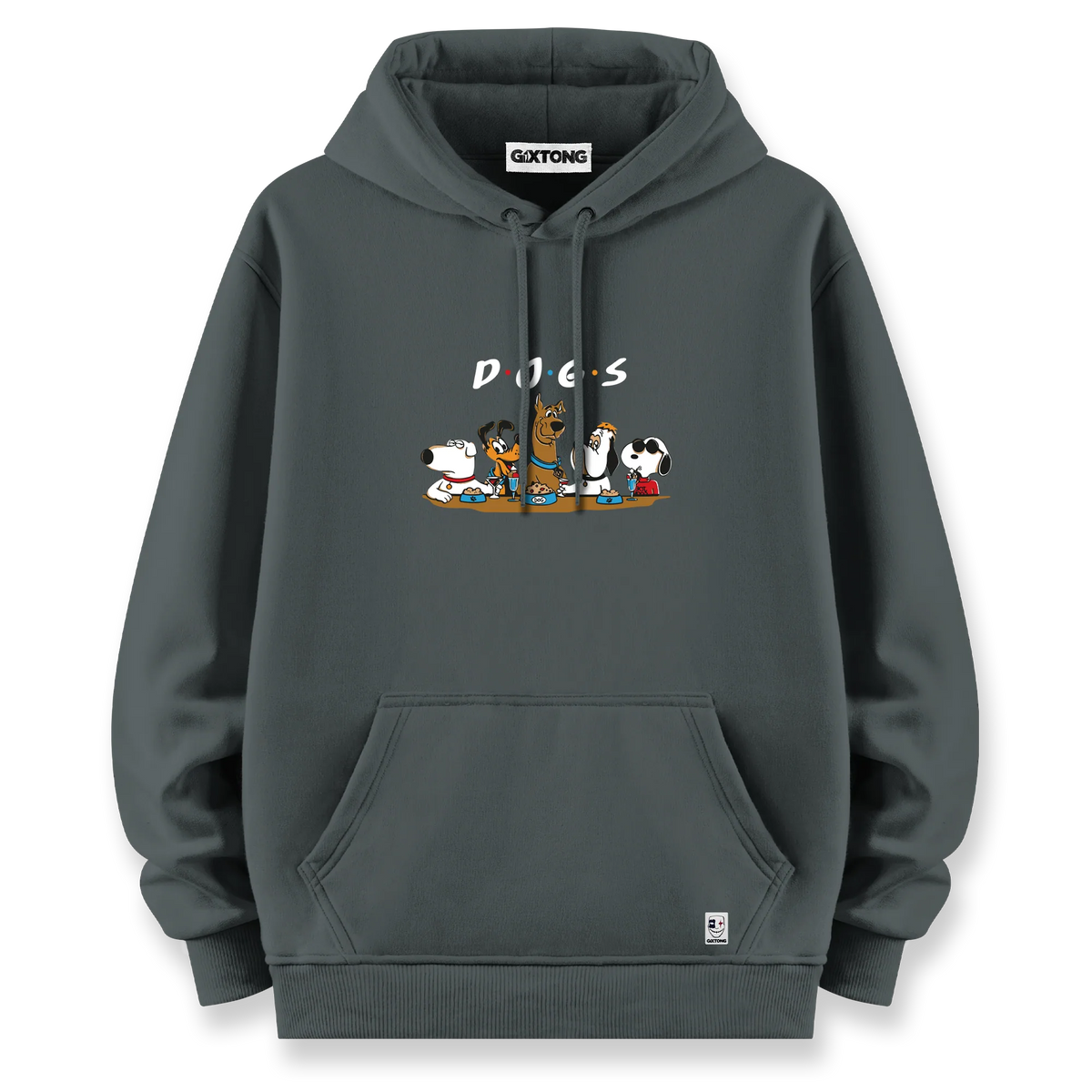 Dogs - Oversize Bol Kalıp Hoodie