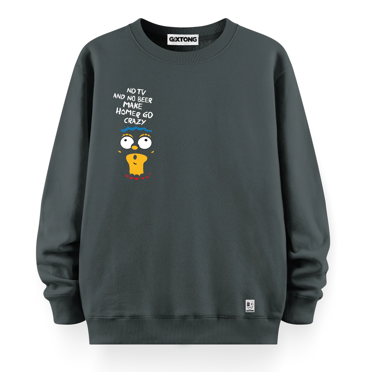 Crazy Homer - Oversize Bol Kalıp Sweatshirt