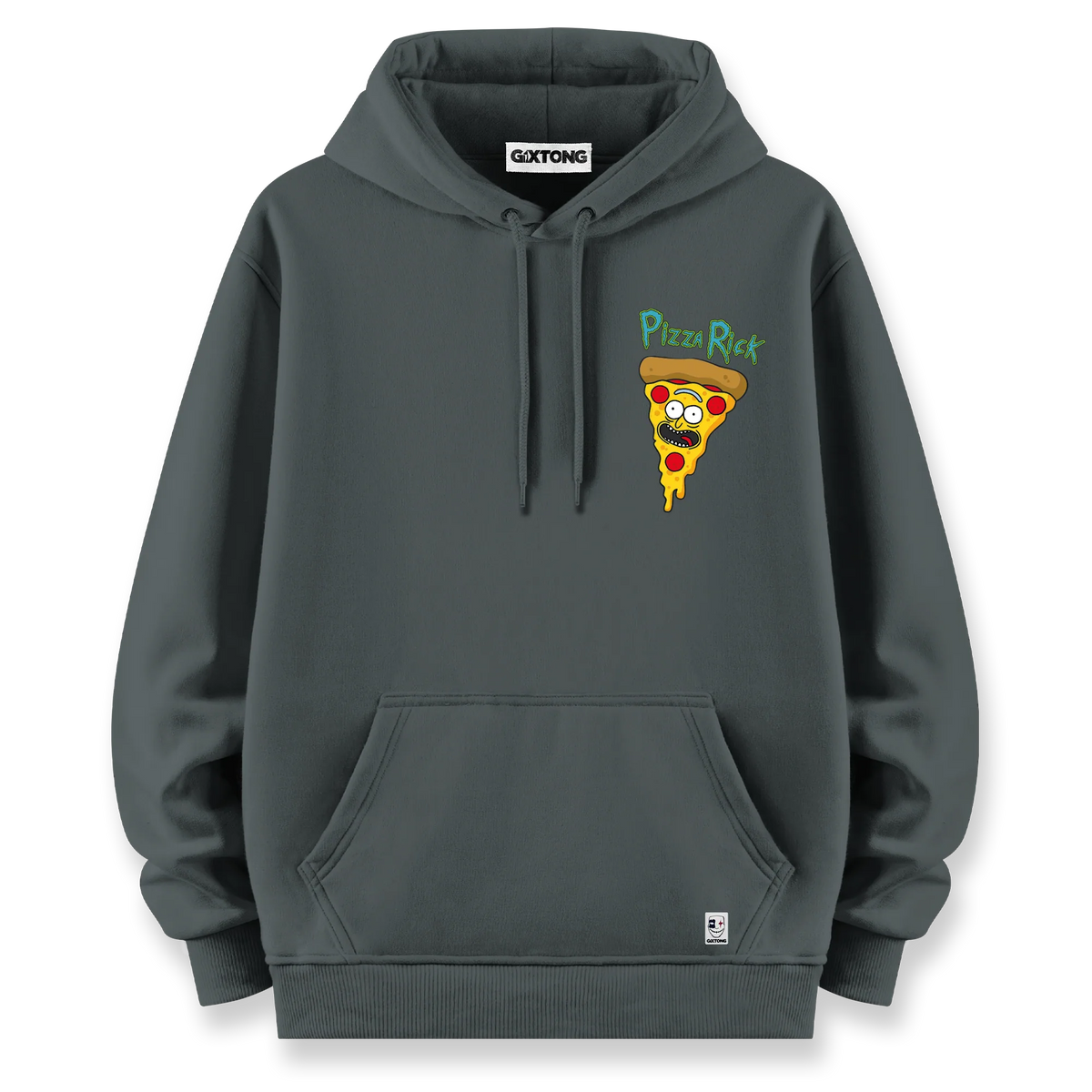 Pizza Rick - Oversize Bol Kalıp Hoodie
