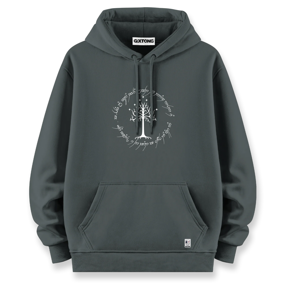 Lotr Ağaç - Oversize Bol Kalıp Hoodie