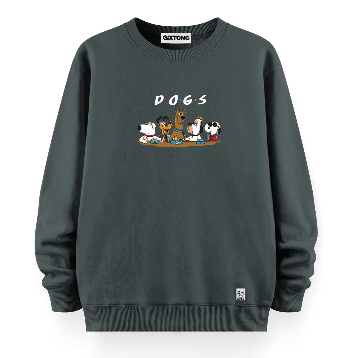 Dogs - Oversize Bol Kalıp Sweatshirt