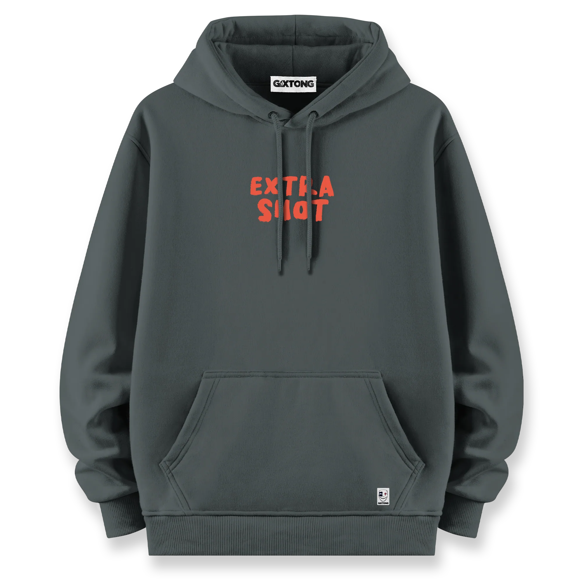 Extra Shot - Oversize Bol Kalıp Hoodie