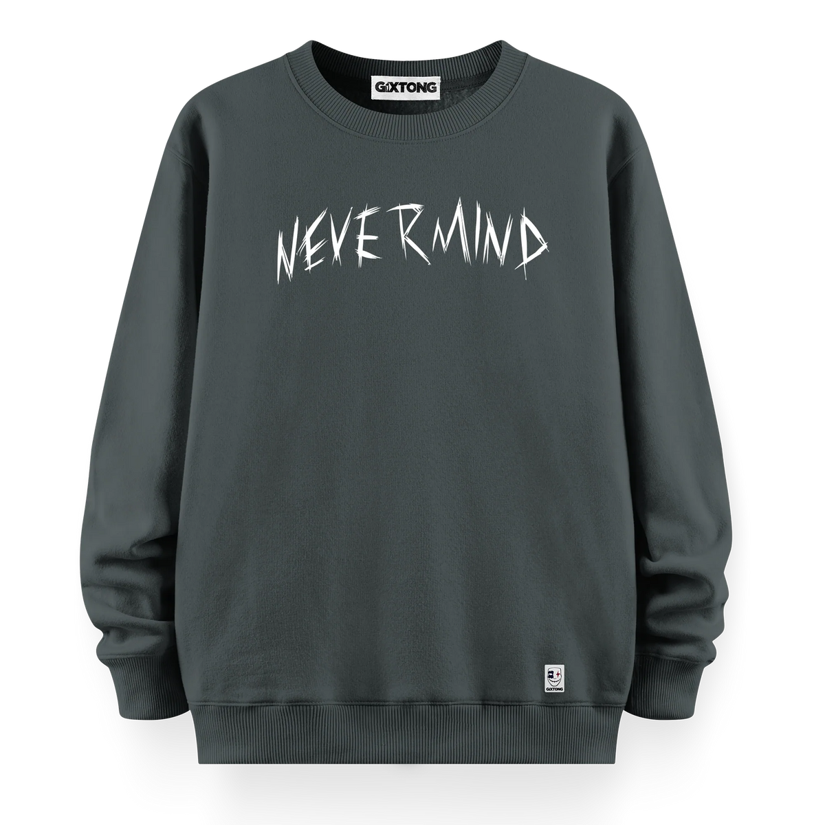 Nevermind - Oversize Bol Kalıp Sweatshirt
