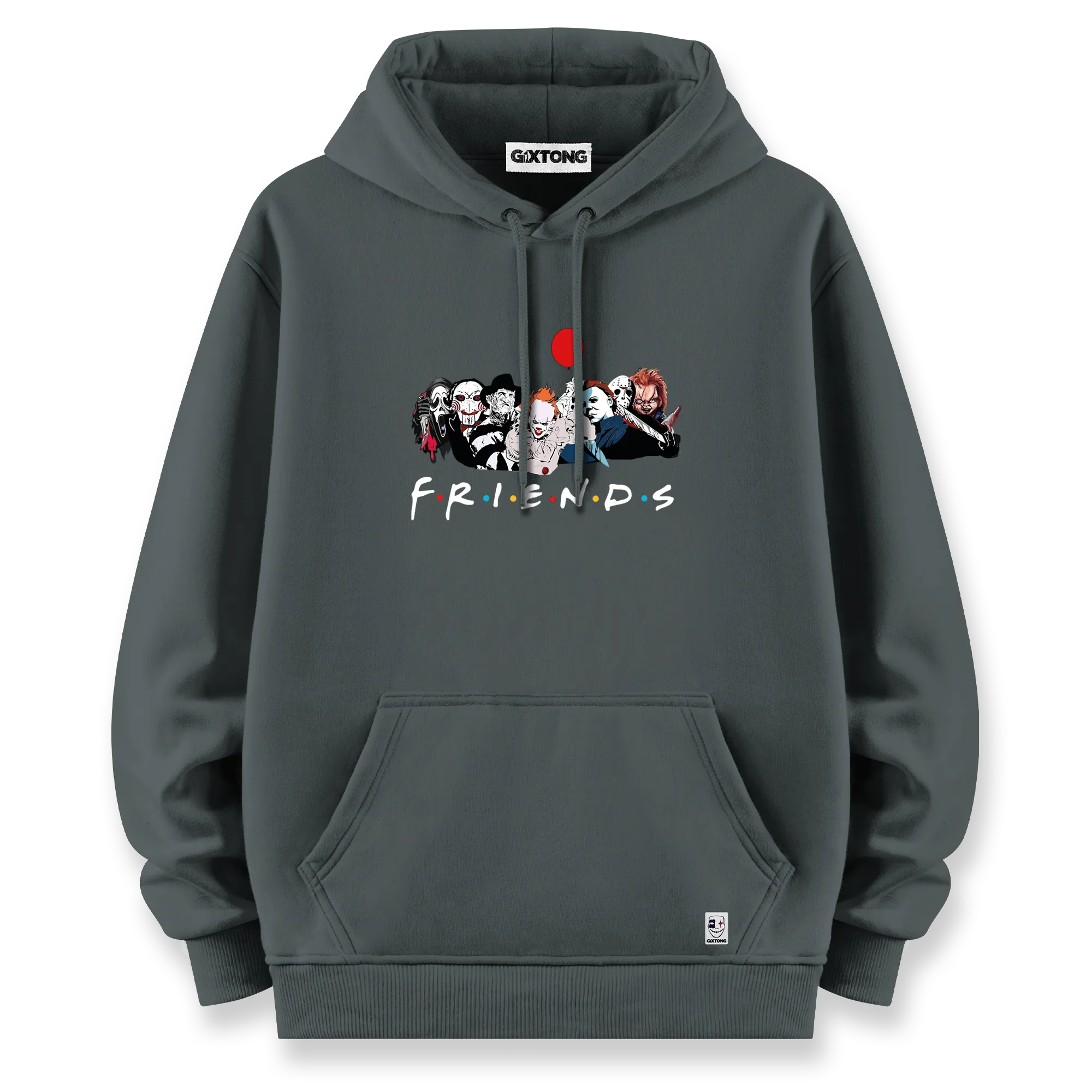 Dark Friends - Oversize Bol Kalıp Hoodie