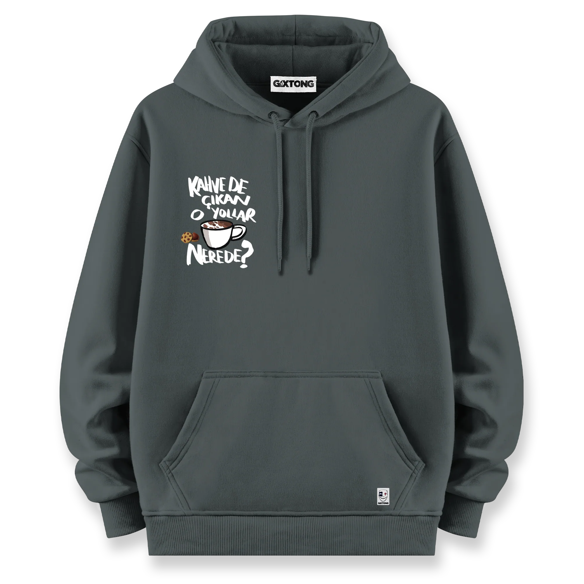 Nerede - Oversize Bol Kalıp Hoodie