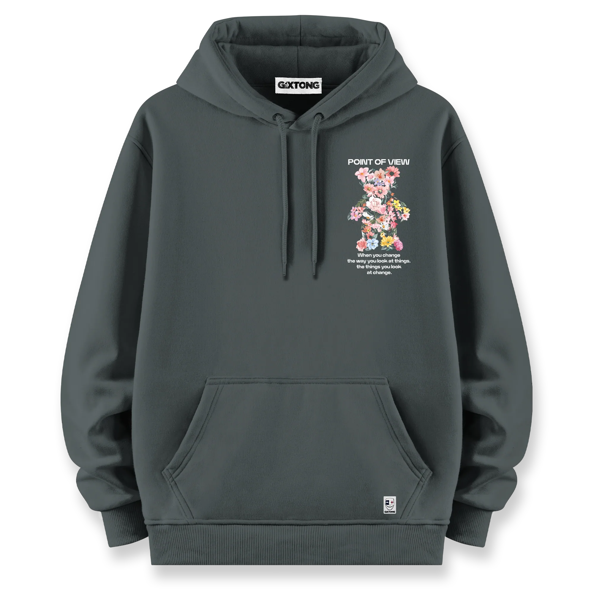 Point Of View - Oversize Bol Kalıp Hoodie