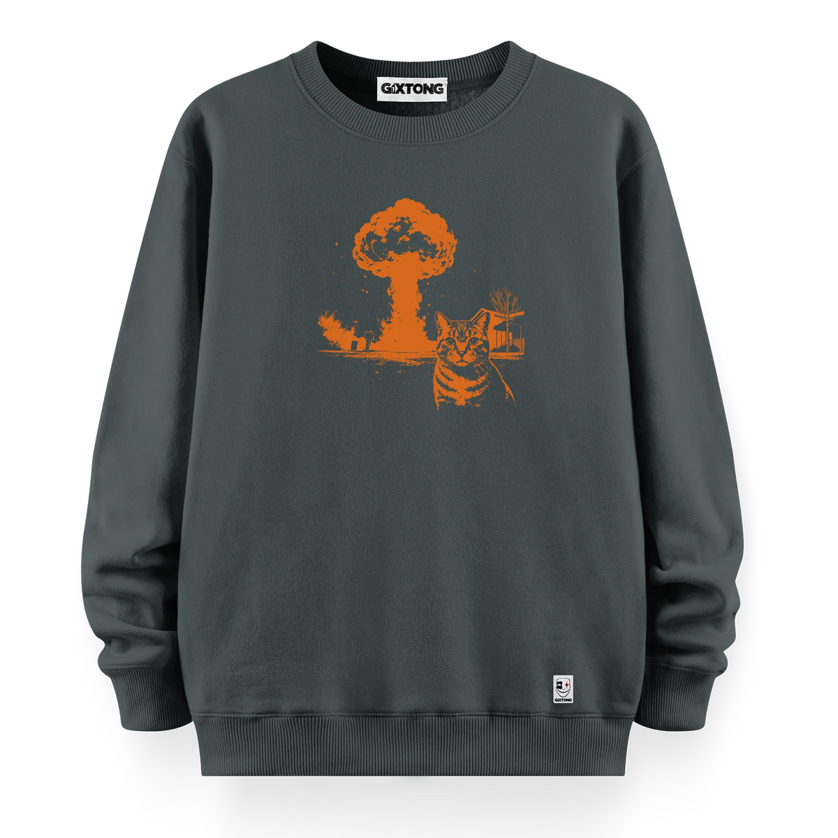 Cat Bomb - Oversize Bol Kalıp Sweatshirt
